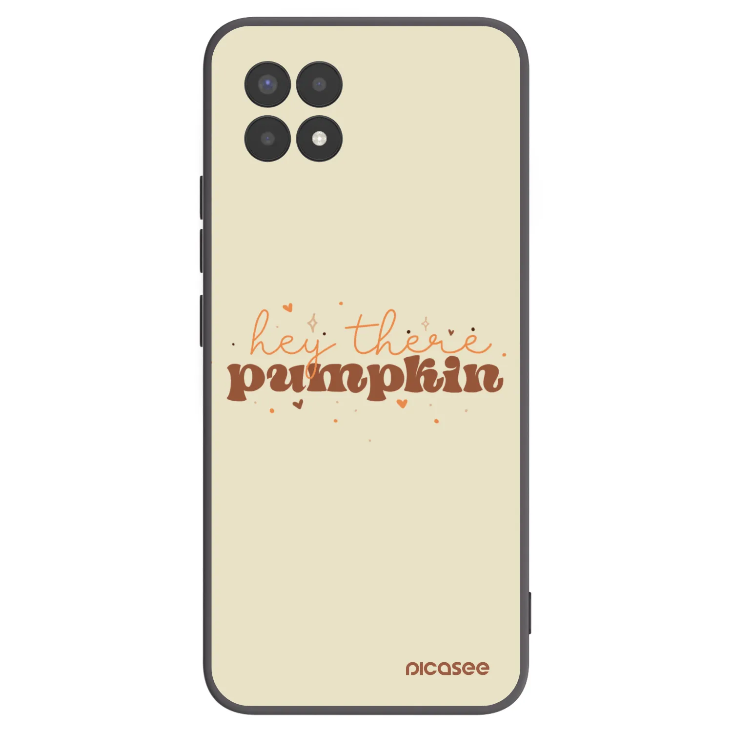 Picasee Realme 8i Hülle - Schwarzes Silikon - Hey there pumpkin