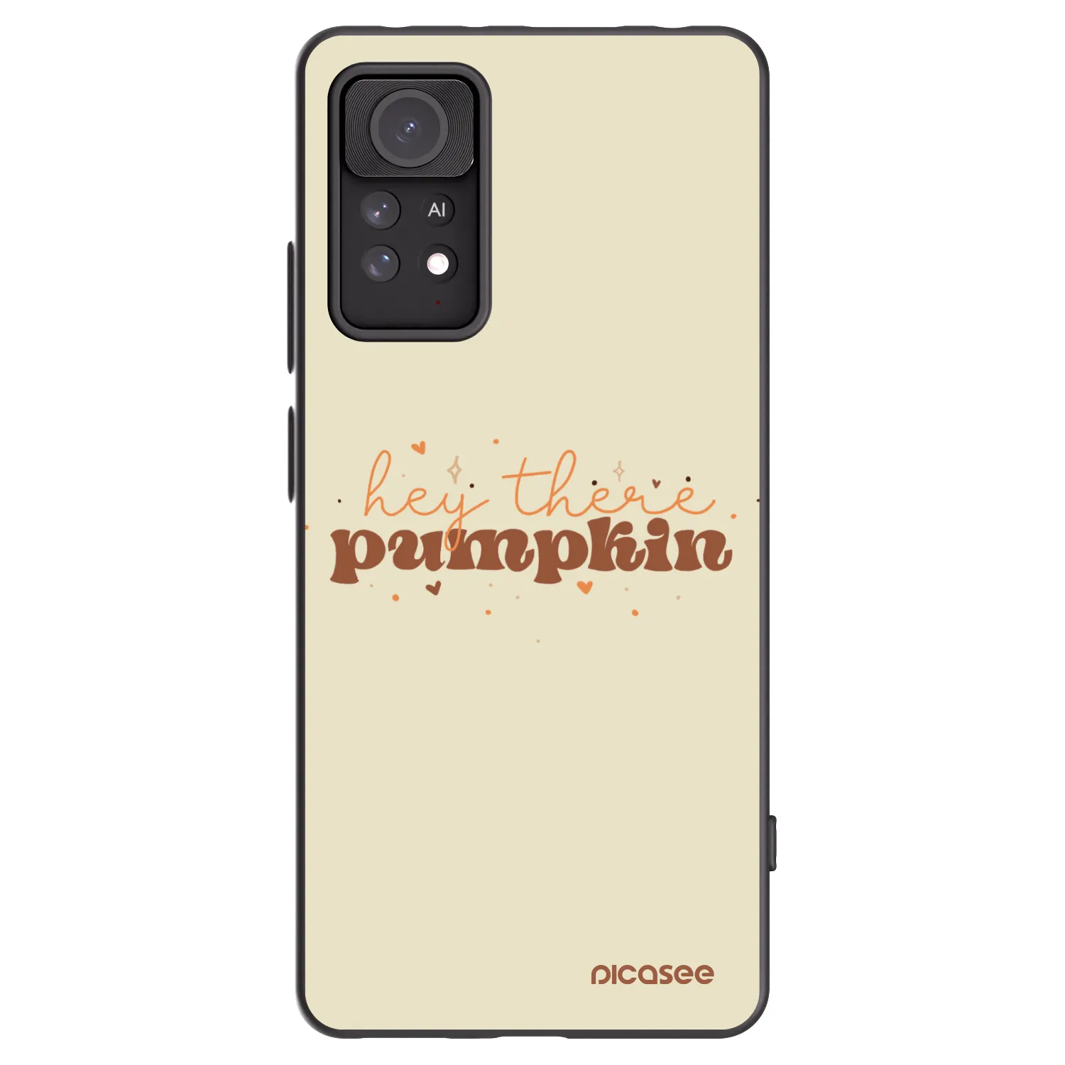 Picasee Xiaomi Redmi Note 11 Pro 5G Hülle - Schwarzes Silikon - Hey there pumpkin