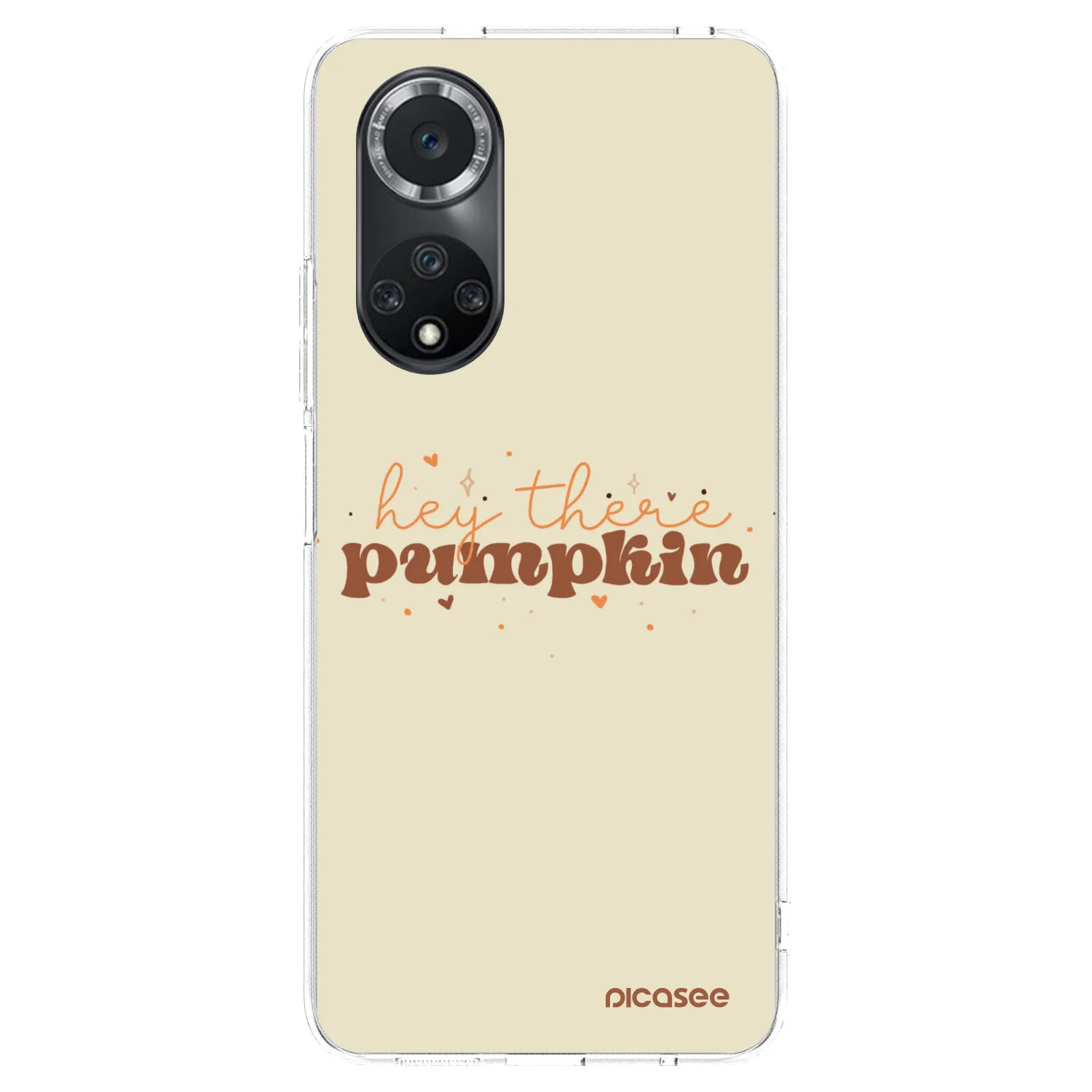 Picasee Huawei Nova 9 SE Hülle - Transparentes Silikon - Hey there pumpkin