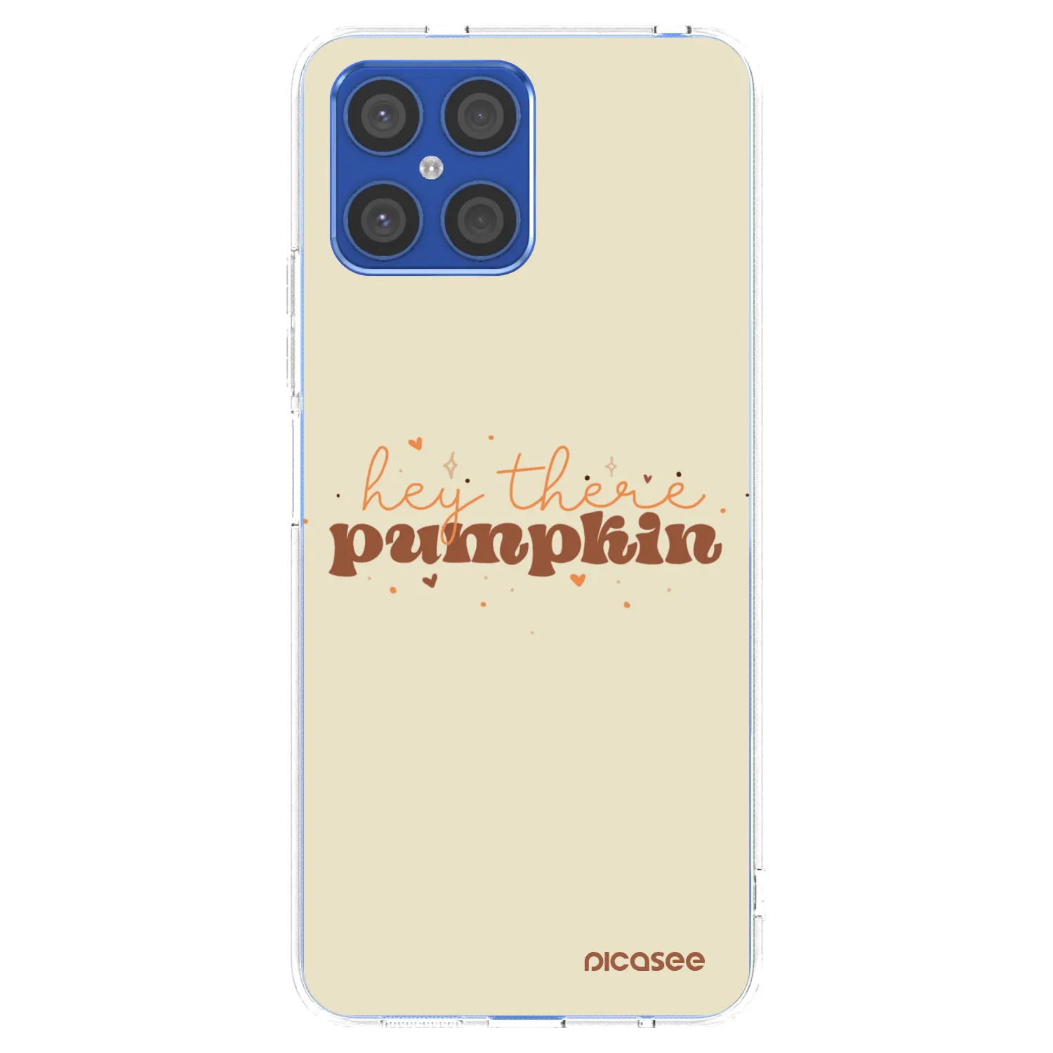 Picasee Honor X8 4G Hülle - Transparentes Silikon - Hey there pumpkin