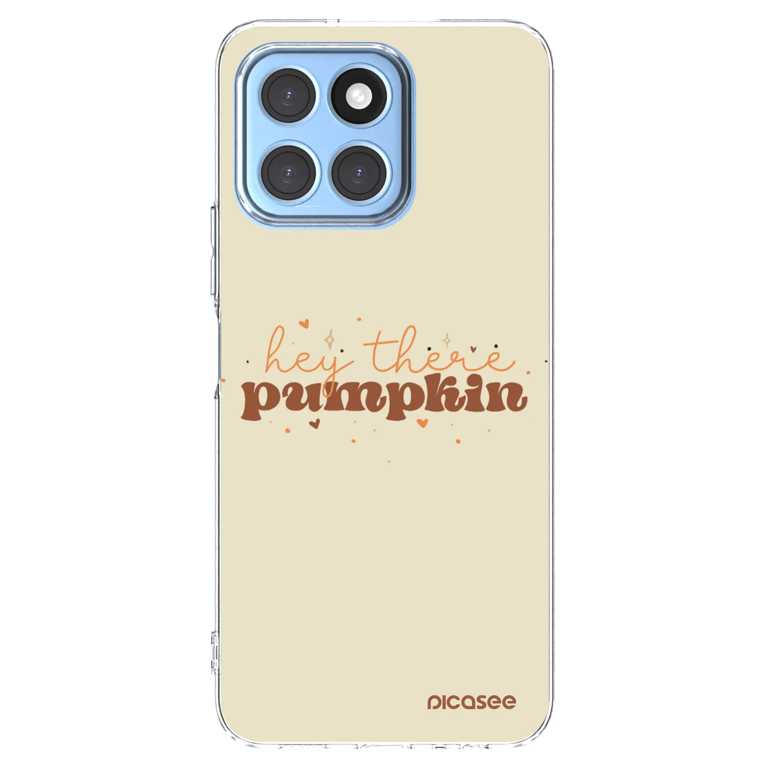 Picasee Honor X8 5G Hülle - Transparentes Silikon - Hey there pumpkin