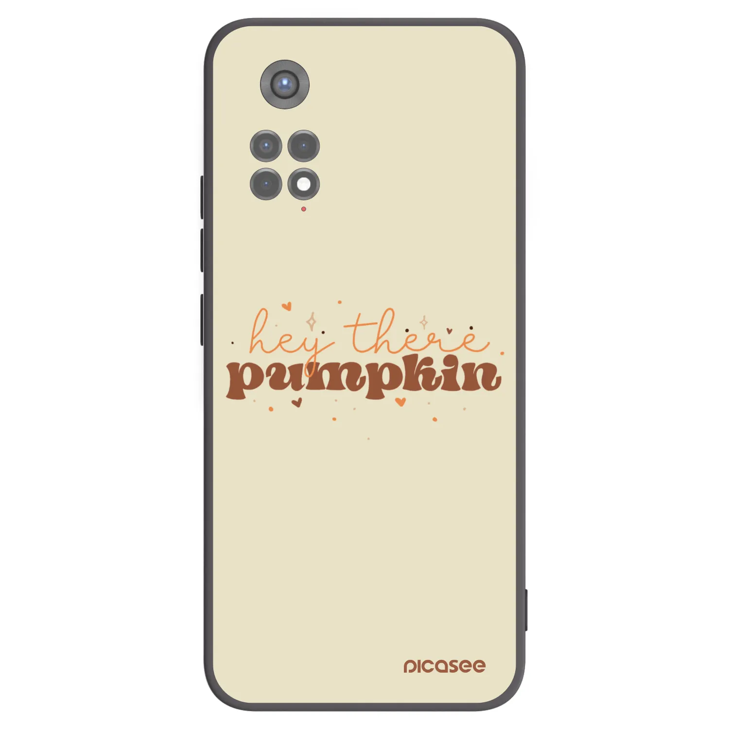 Picasee Xiaomi Redmi Note 11S 5G Hülle - Schwarzes Silikon - Hey there pumpkin
