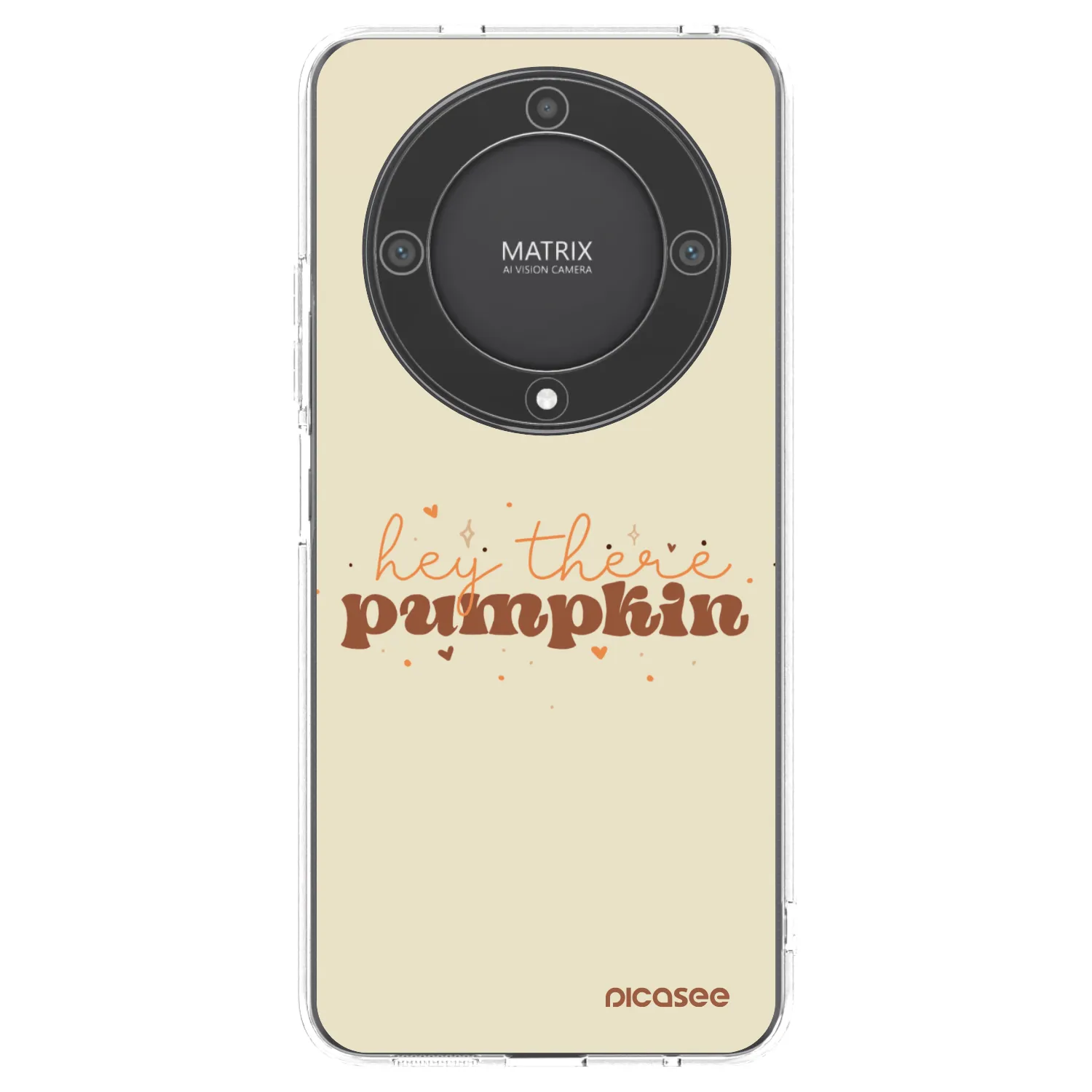 Picasee Honor Magic5 Lite 5G Hülle - Transparentes Silikon - Hey there pumpkin