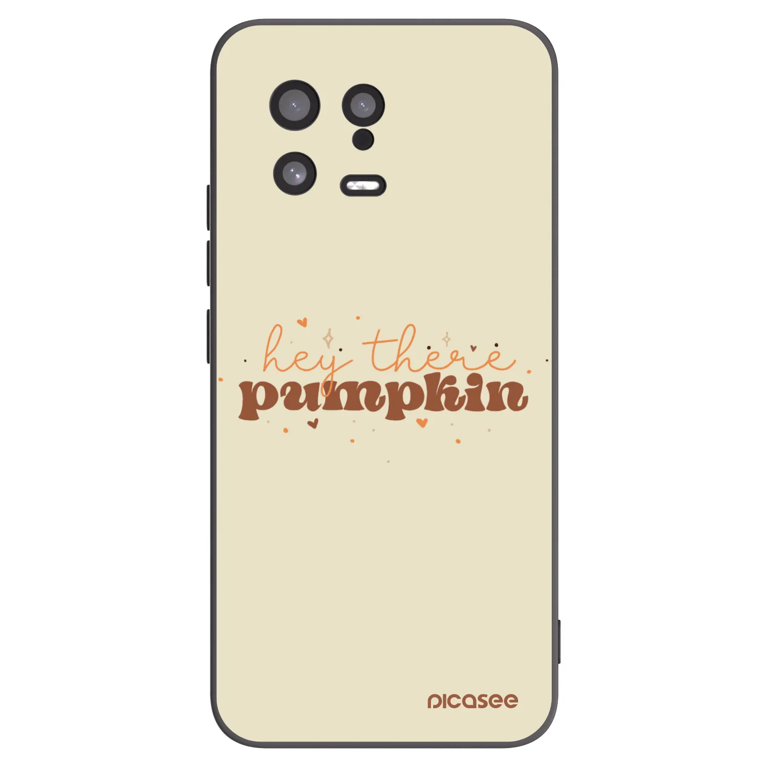 Picasee Xiaomi 13 Hülle - Schwarzes Silikon - Hey there pumpkin