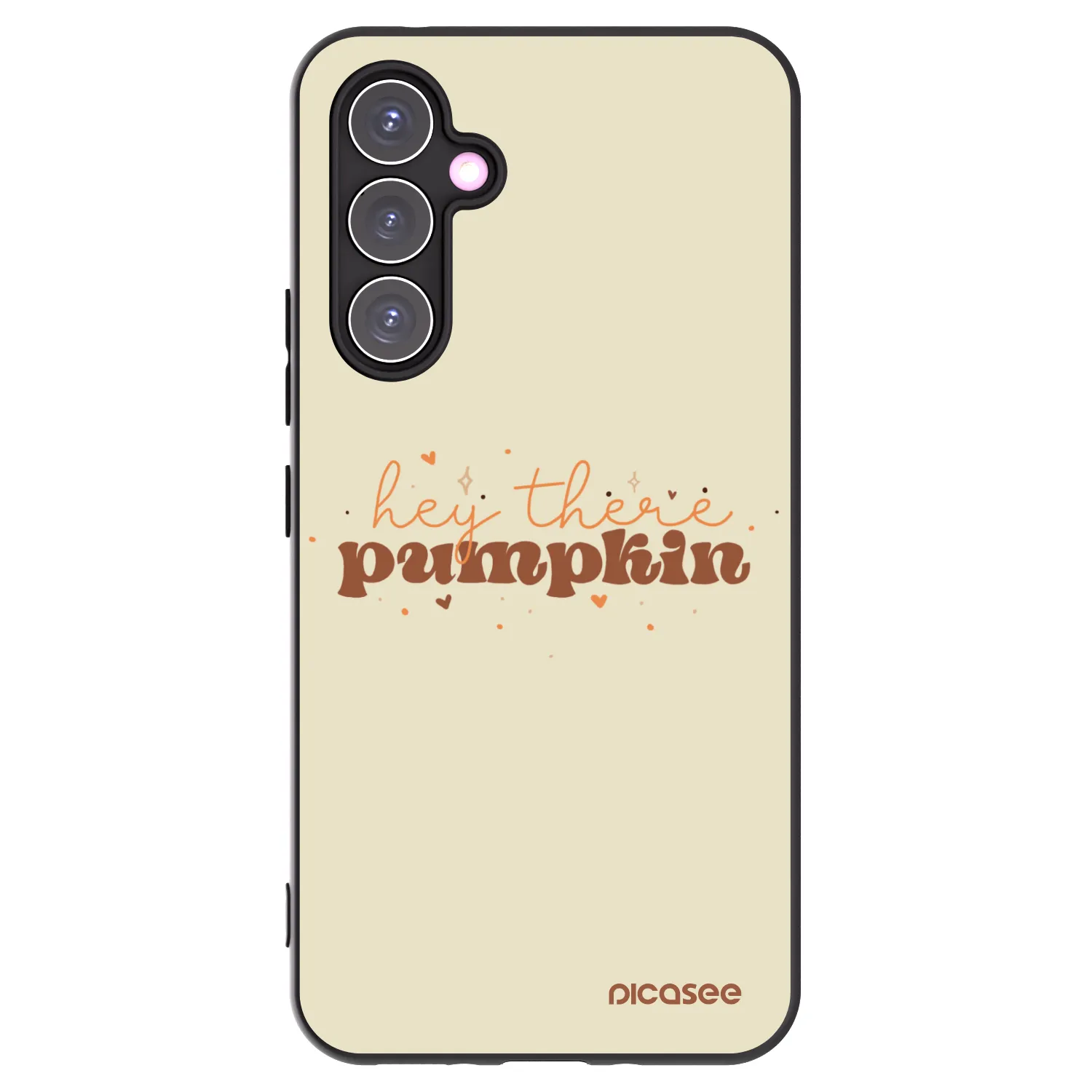 Picasee Samsung Galaxy A54 5G A546B Hülle - Schwarzes Silikon - Hey there pumpkin