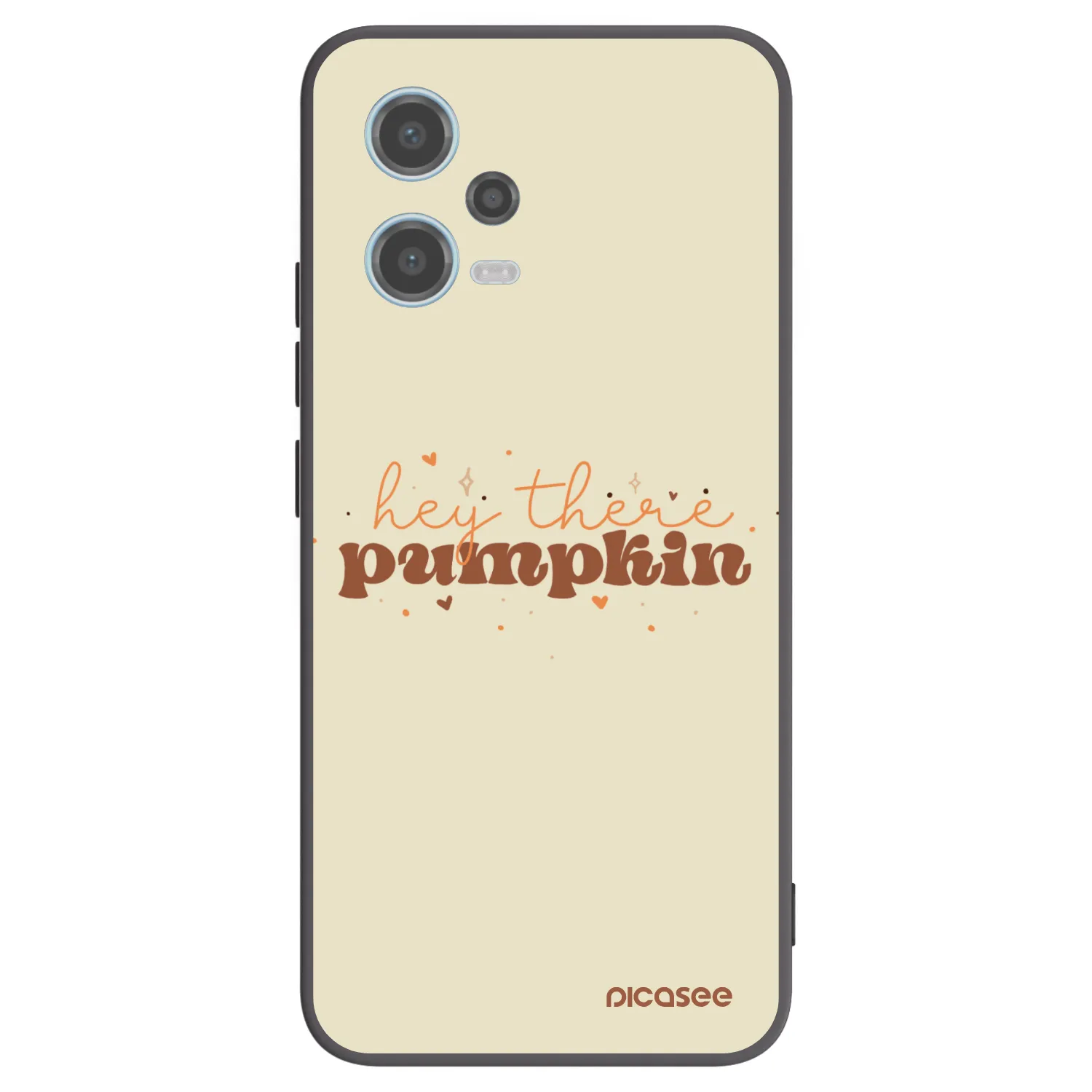 Picasee Xiaomi Redmi Note 12 5G Hülle - Schwarzes Silikon - Hey there pumpkin