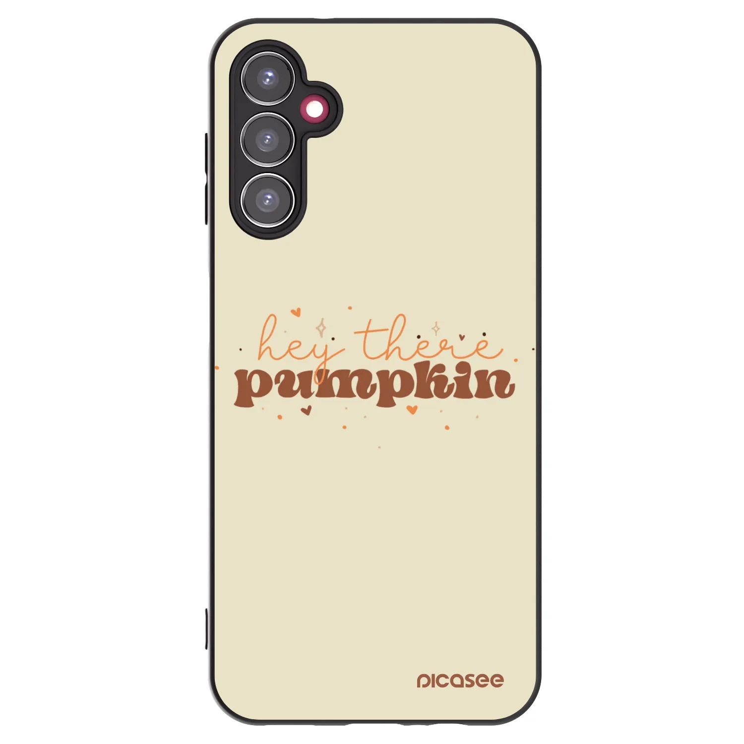 Picasee Samsung Galaxy A14 4G A145R Hülle - Schwarzes Silikon - Hey there pumpkin