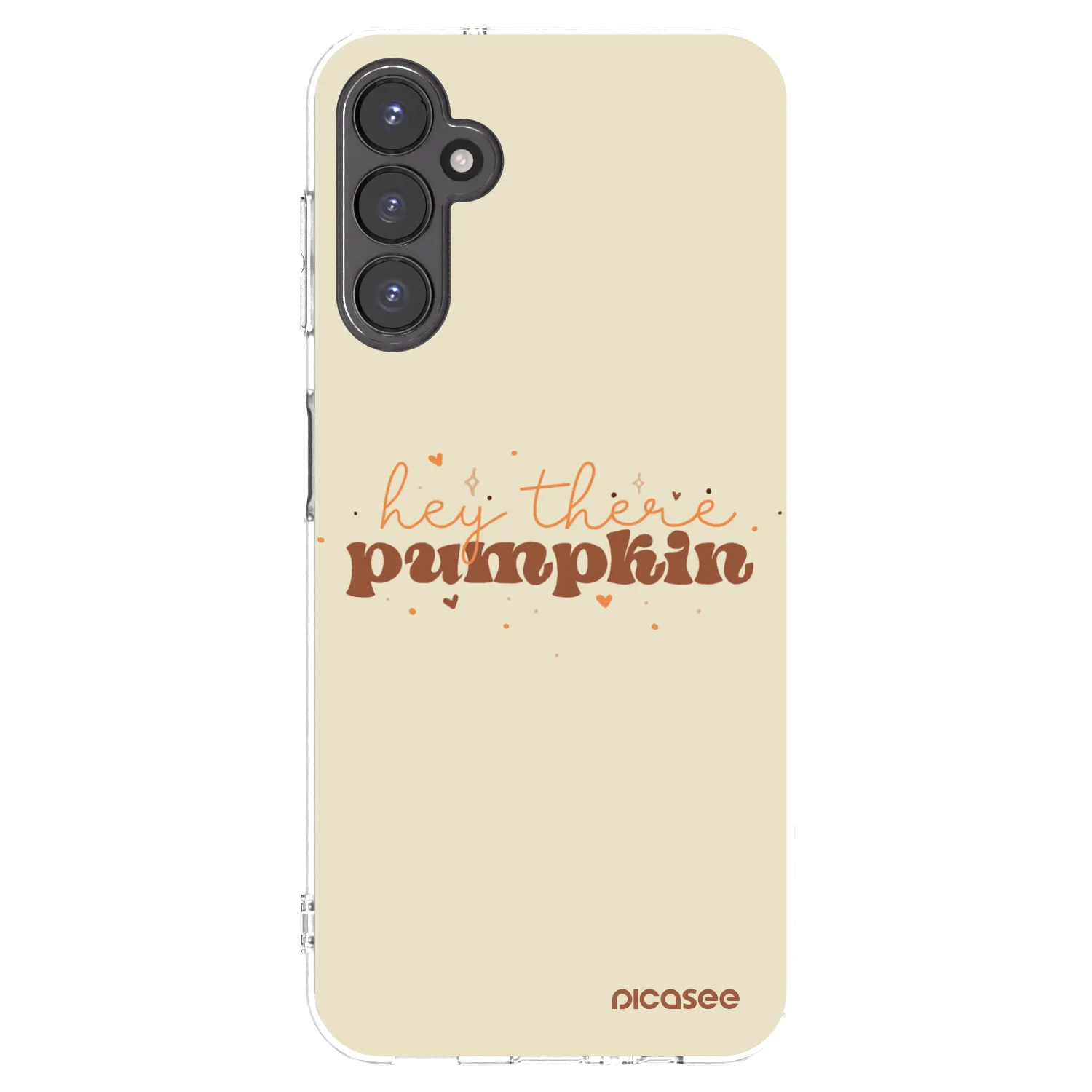 Picasee Samsung Galaxy A14 4G A145R Hülle - Transparentes Silikon - Hey there pumpkin
