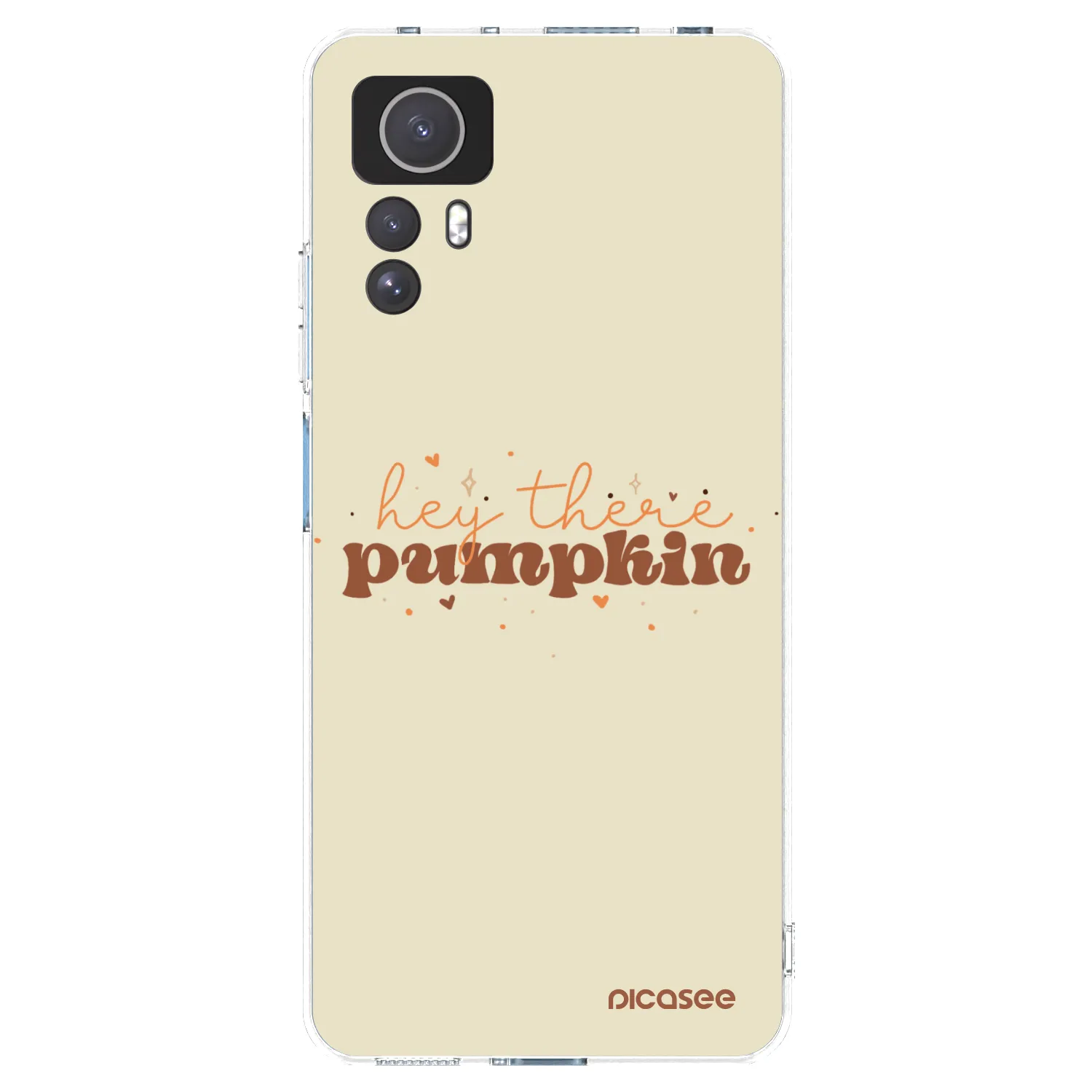 Picasee Xiaomi Redmi Note 12S Hülle - Transparentes Silikon - Hey there pumpkin