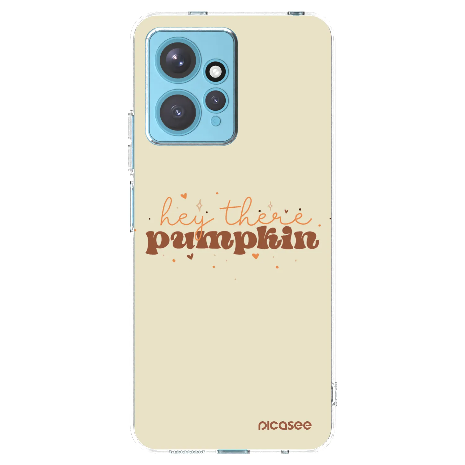Picasee Xiaomi Redmi Note 12 4G Hülle - Transparentes Silikon - Hey there pumpkin