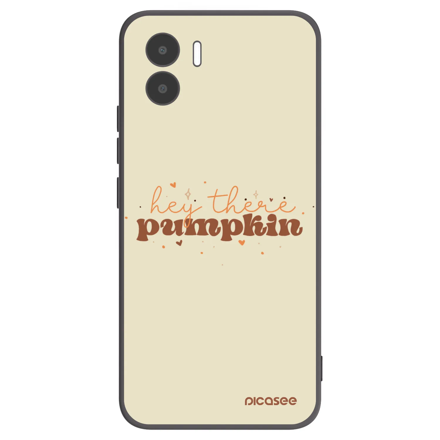 Picasee Xiaomi Redmi A2 Hülle - Schwarzes Silikon - Hey there pumpkin