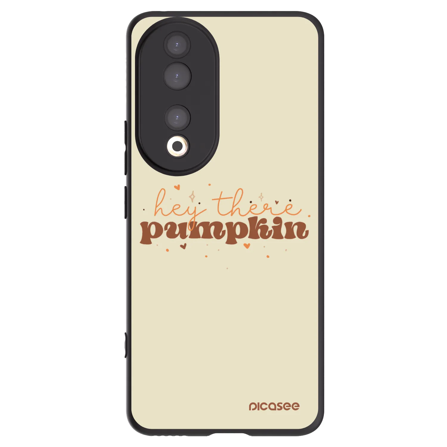 Picasee Honor 90 5G Hülle - Schwarzes Silikon - Hey there pumpkin