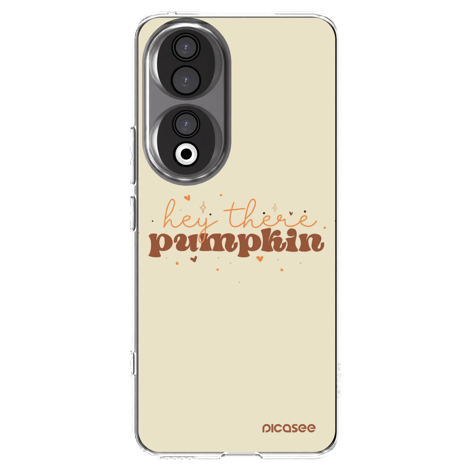 Picasee Honor 90 5G Hülle - Transparentes Silikon - Hey there pumpkin