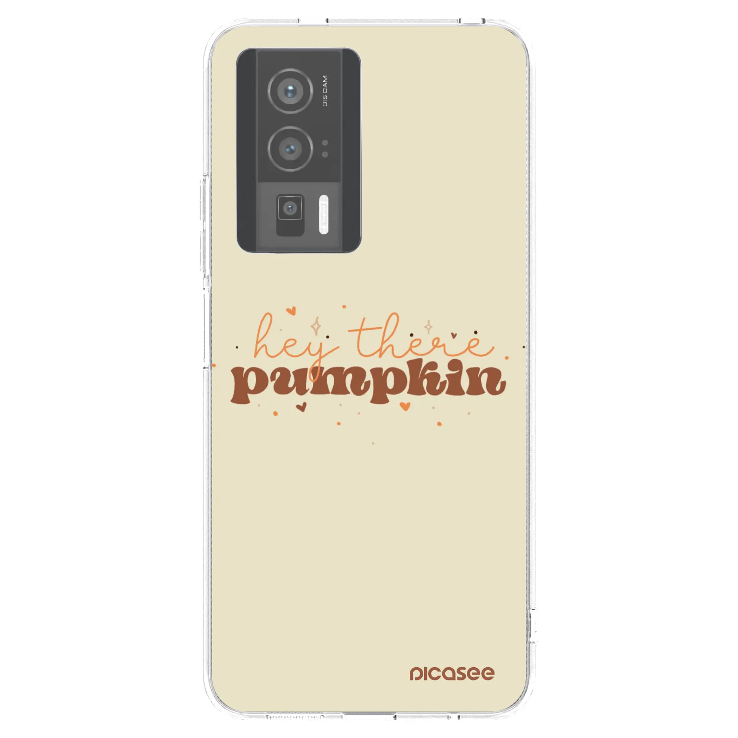 Picasee Xiaomi Poco F5 Pro 5G Hülle - Transparentes Silikon - Hey there pumpkin