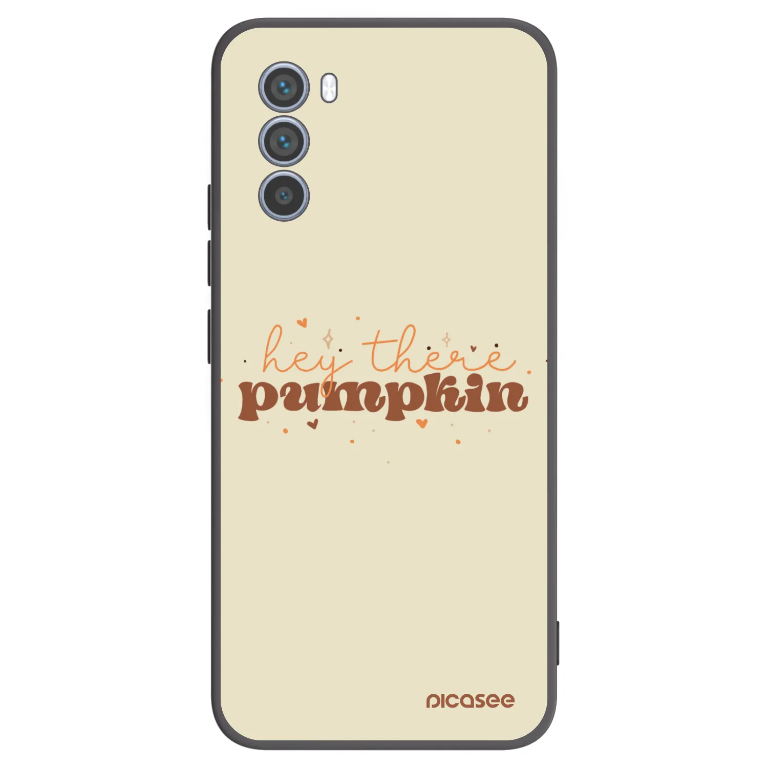 Picasee Motorola Moto G62 Hülle - Schwarzes Silikon - Hey there pumpkin