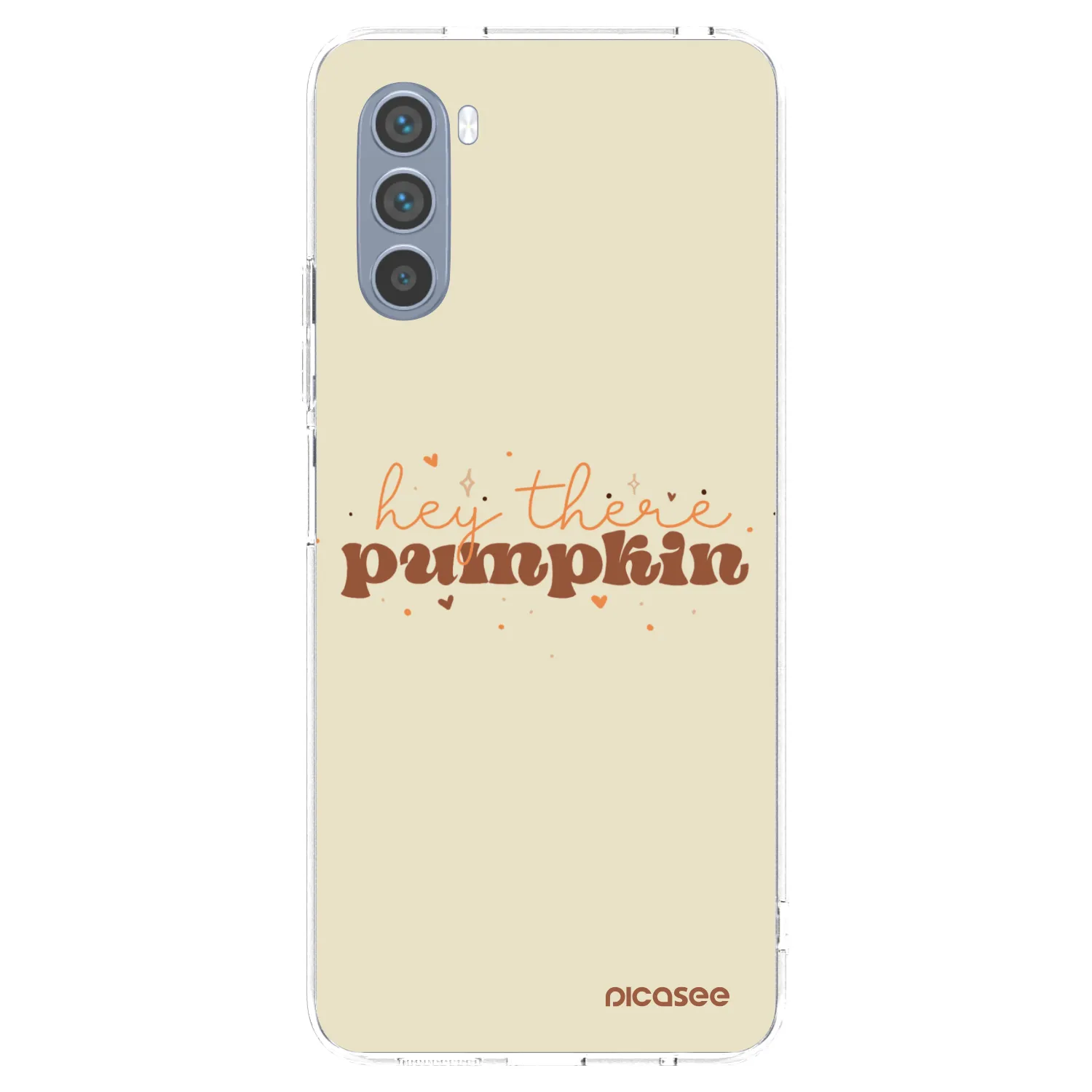 Picasee Motorola Moto G62 Hülle - Transparentes Silikon - Hey there pumpkin
