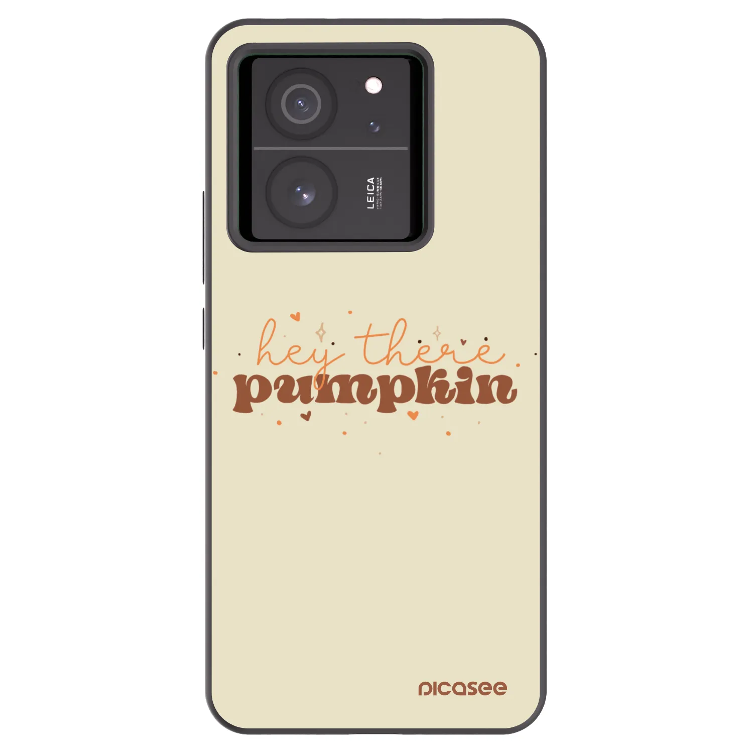 Picasee Xiaomi 13T Pro Hülle - Schwarzes Silikon - Hey there pumpkin