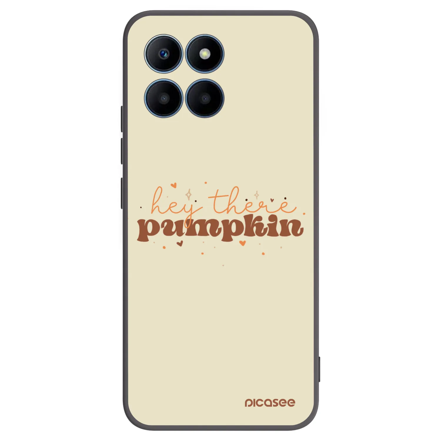 Picasee Honor 70 Lite Hülle - Schwarzes Silikon - Hey there pumpkin