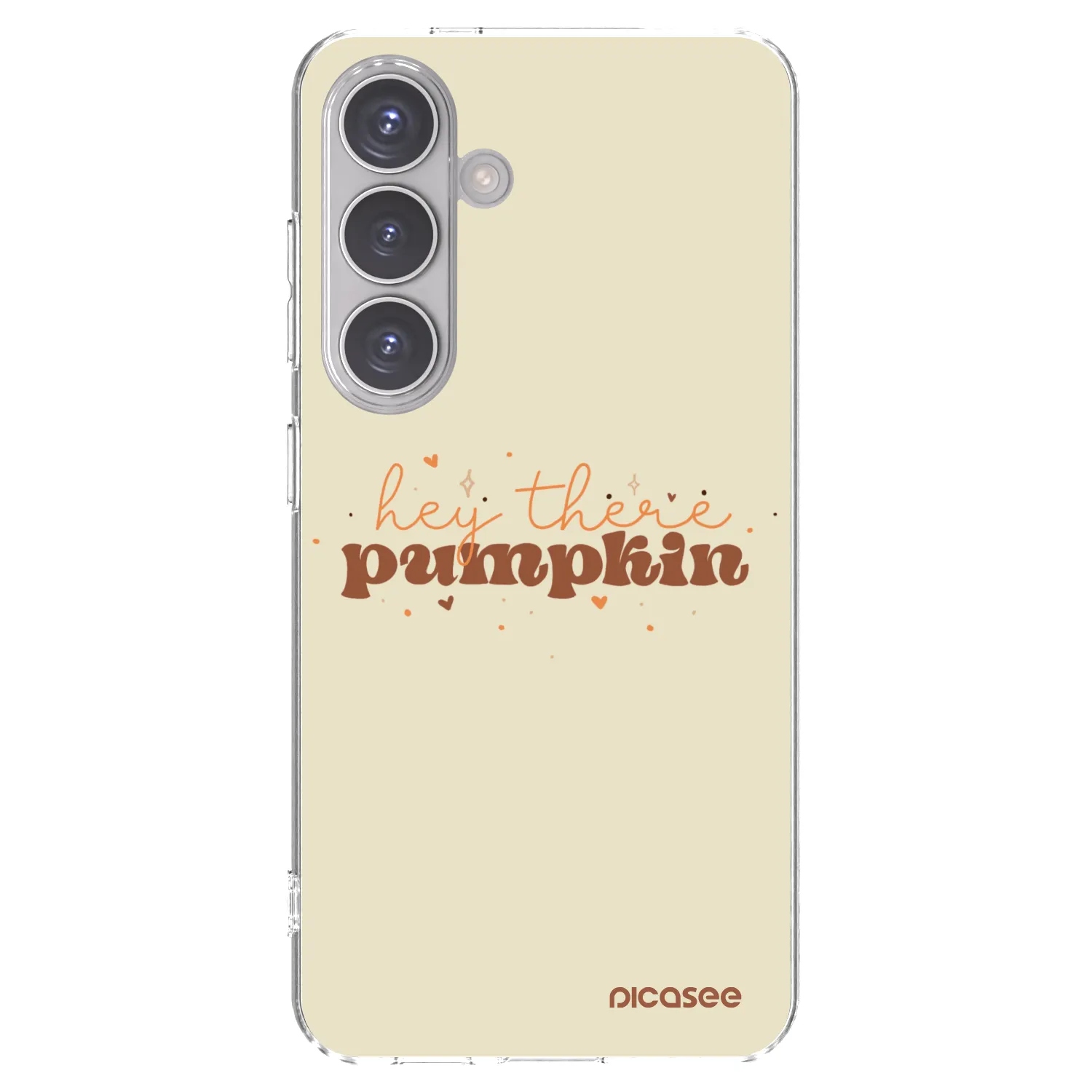 Picasee Samsung Galaxy S24 S921B 5G Hülle - Transparentes Silikon - Hey there pumpkin
