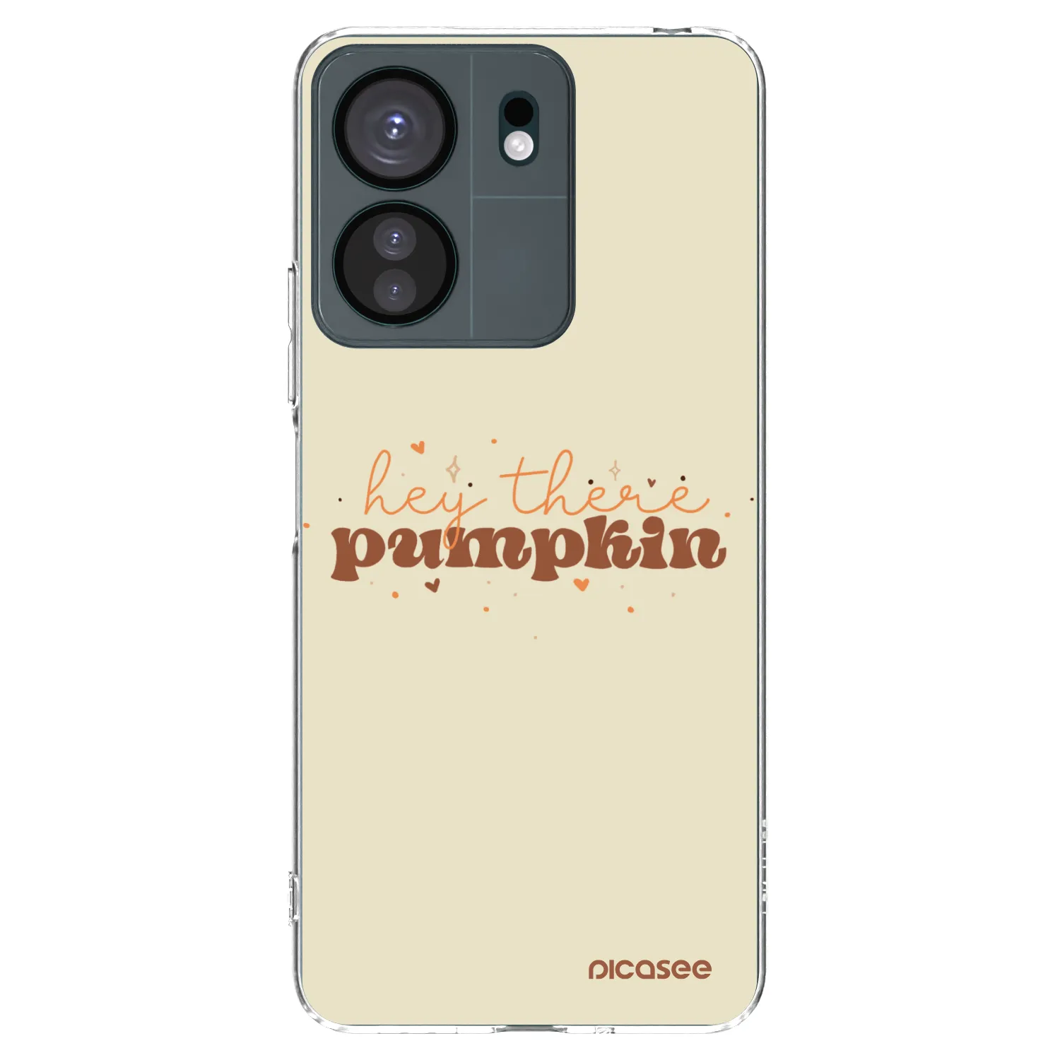 Picasee Xiaomi Redmi 13C 4G Hülle - Transparentes Silikon - Hey there pumpkin