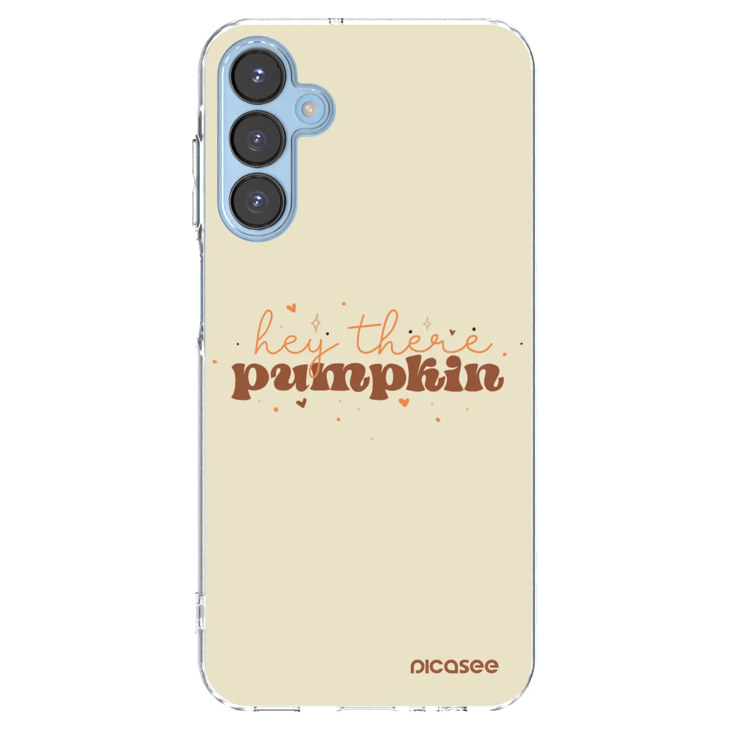 Picasee Samsung Galaxy A15 A156B 5G Hülle - Transparentes Silikon - Hey there pumpkin