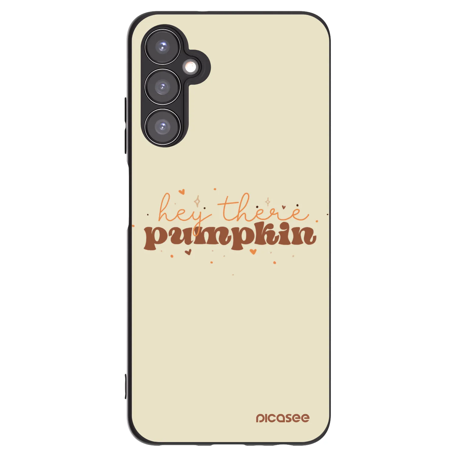 Picasee Samsung Galaxy A05s A057G Hülle - Schwarzes Silikon - Hey there pumpkin