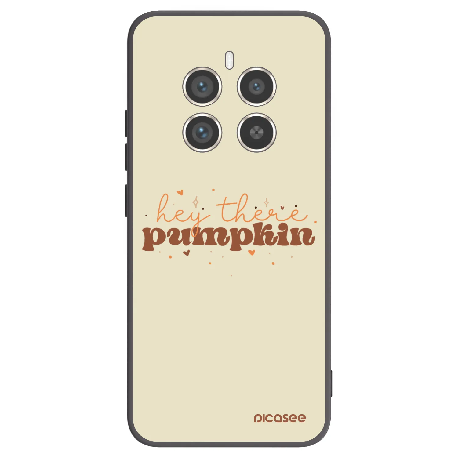 Picasee Realme 12 Pro 5G Hülle - Schwarzes Silikon - Hey there pumpkin