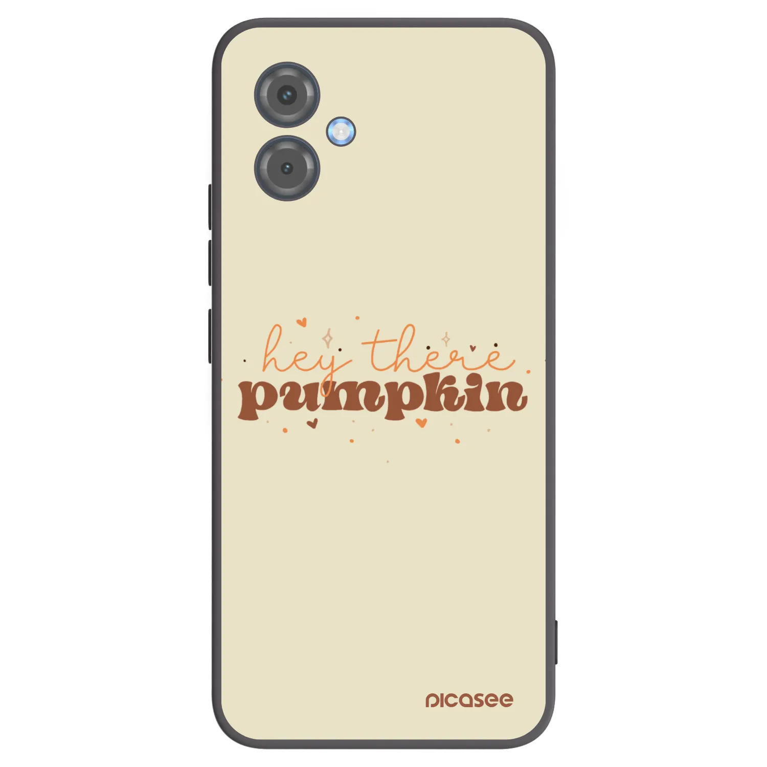 Picasee Motorola Moto G14 Hülle - Schwarzes Silikon - Hey there pumpkin