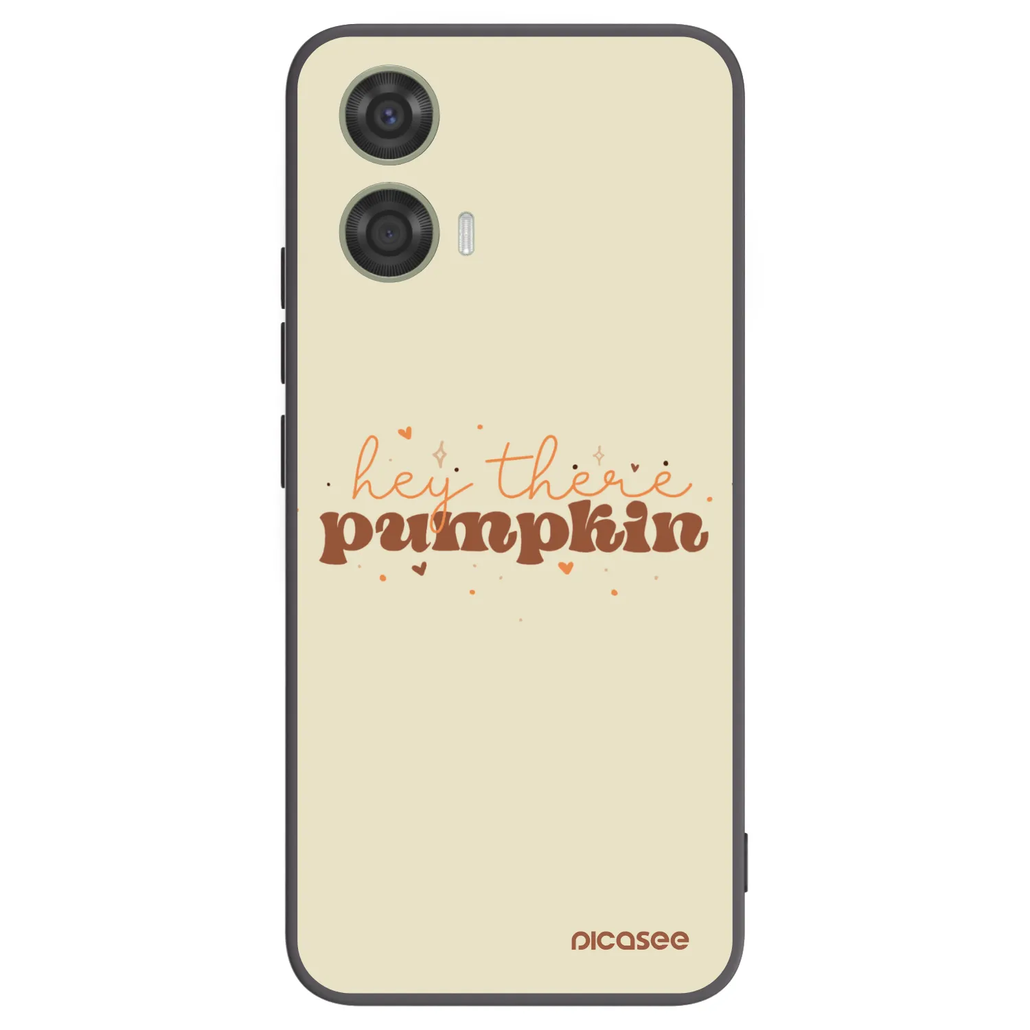Picasee Motorola Moto G24 Hülle - Schwarzes Silikon - Hey there pumpkin
