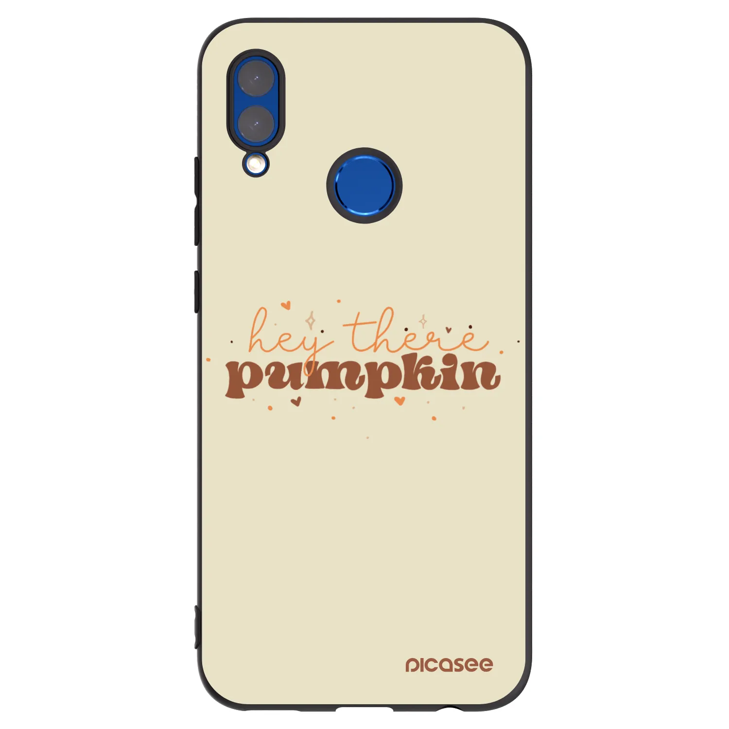 Picasee Honor 10 Lite Hülle - Schwarzes Silikon - Hey there pumpkin