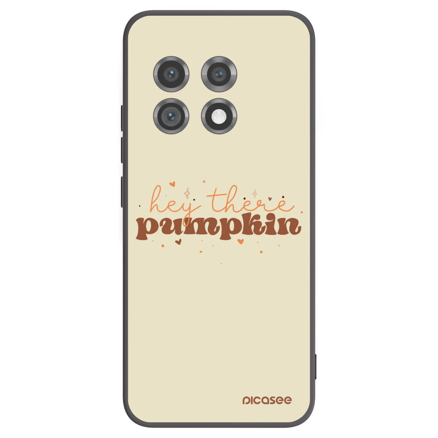 Picasee OnePlus 11 5G Hülle - Schwarzes Silikon - Hey there pumpkin