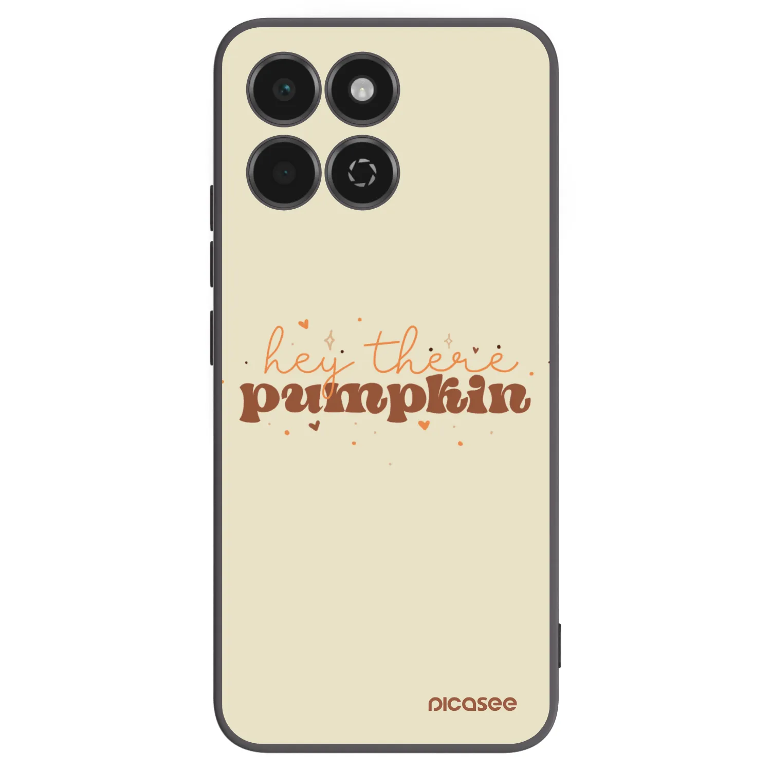 Picasee Honor 200 Smart 5G Hülle - Schwarzes Silikon - Hey there pumpkin