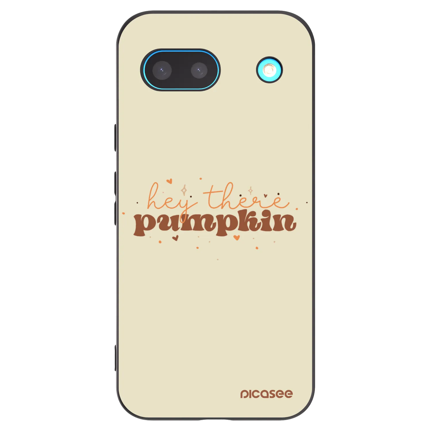 Picasee Google Pixel 8 Hülle - Schwarzes Silikon - Hey there pumpkin