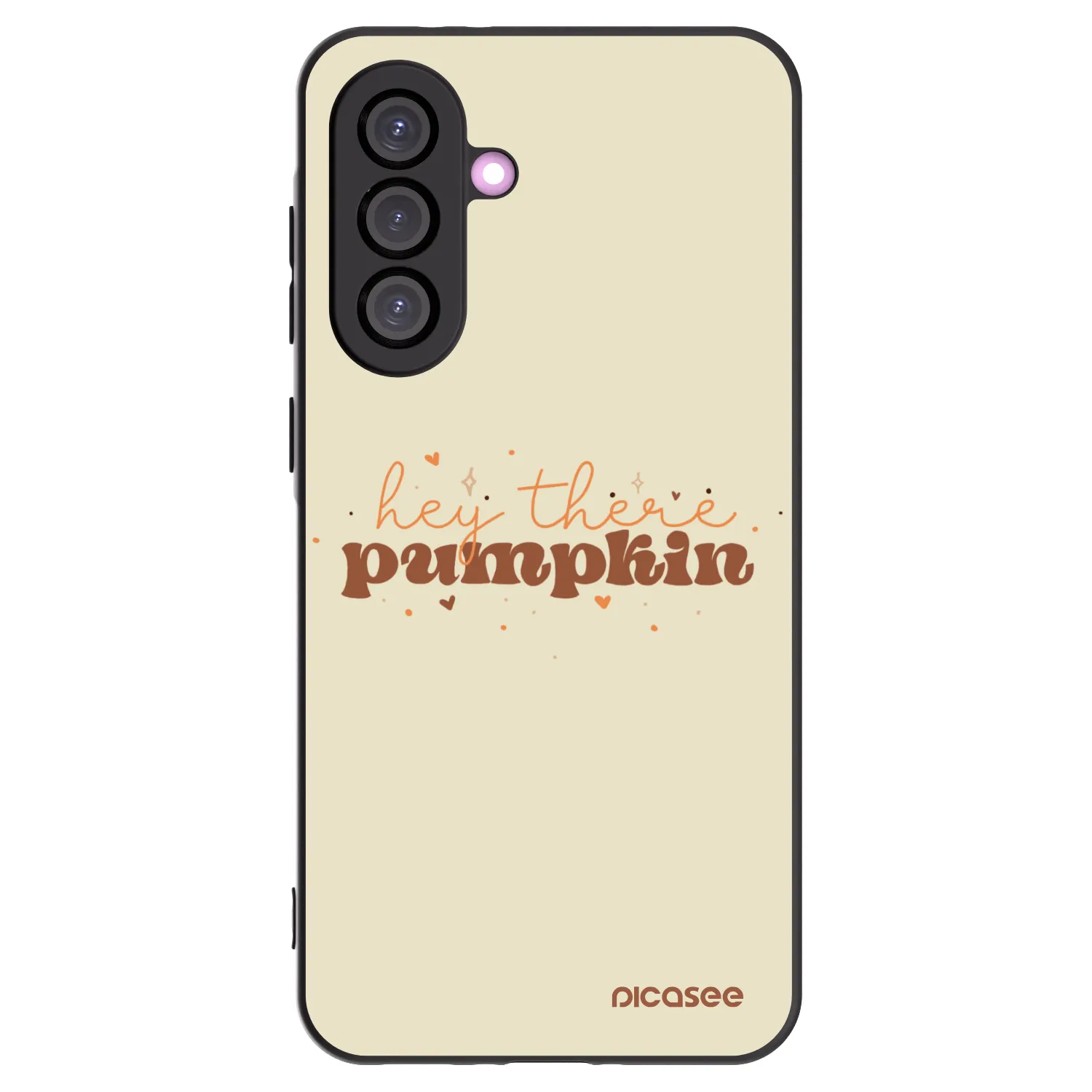 Picasee Samsung Galaxy A56 5G A566B Hülle - Schwarzes Silikon - Hey there pumpkin