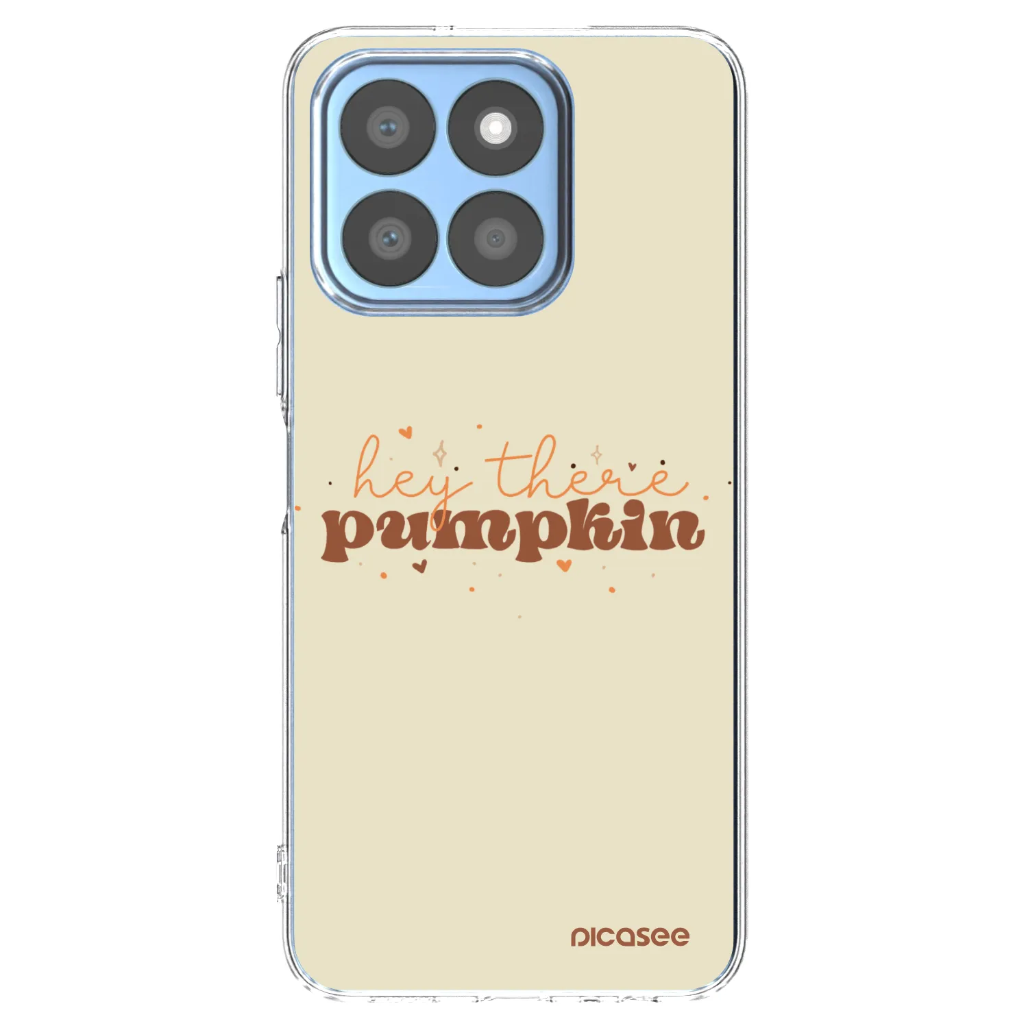 Picasee Honor X8c Hülle - Transparentes Silikon - Hey there pumpkin