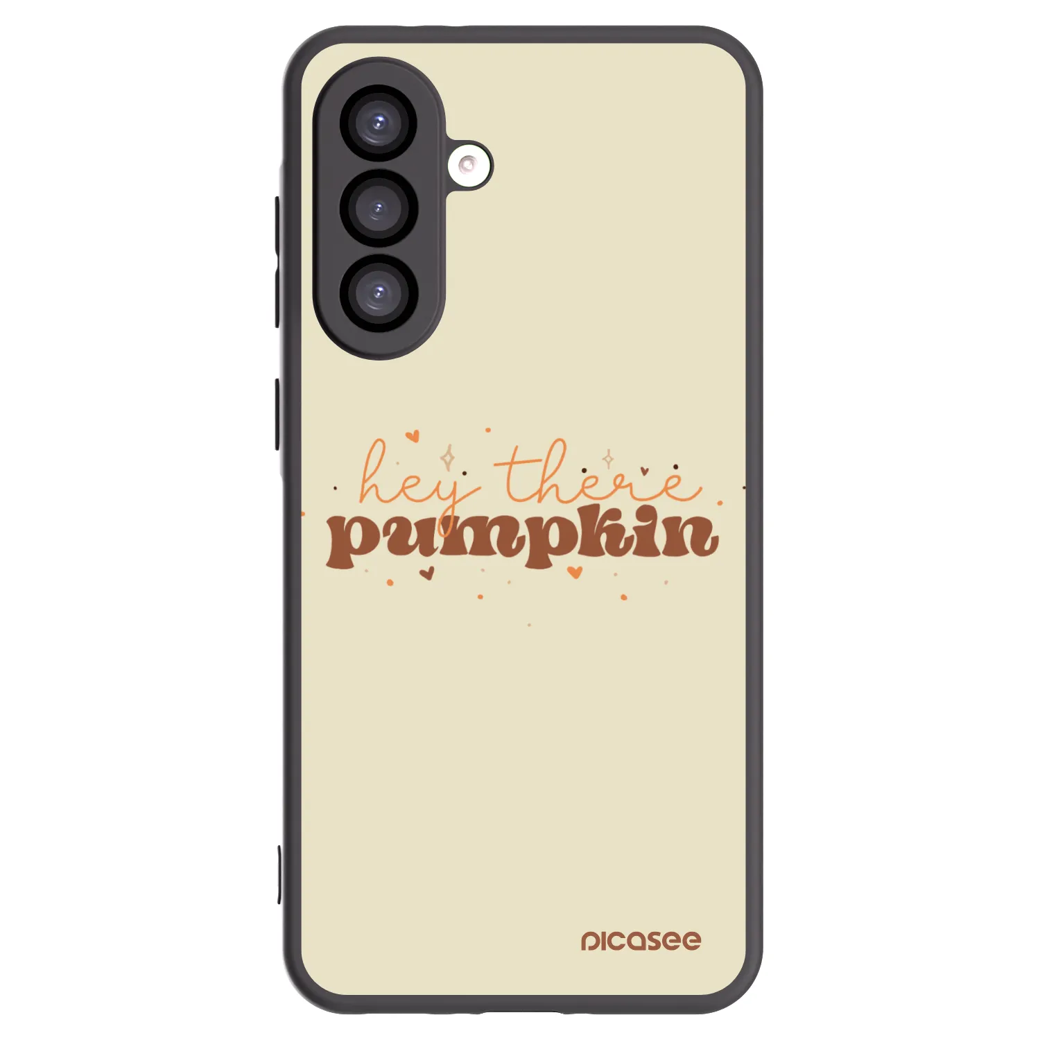 Picasee Samsung Galaxy A26 5G A266B Hülle - Schwarzes Silikon - Hey there pumpkin