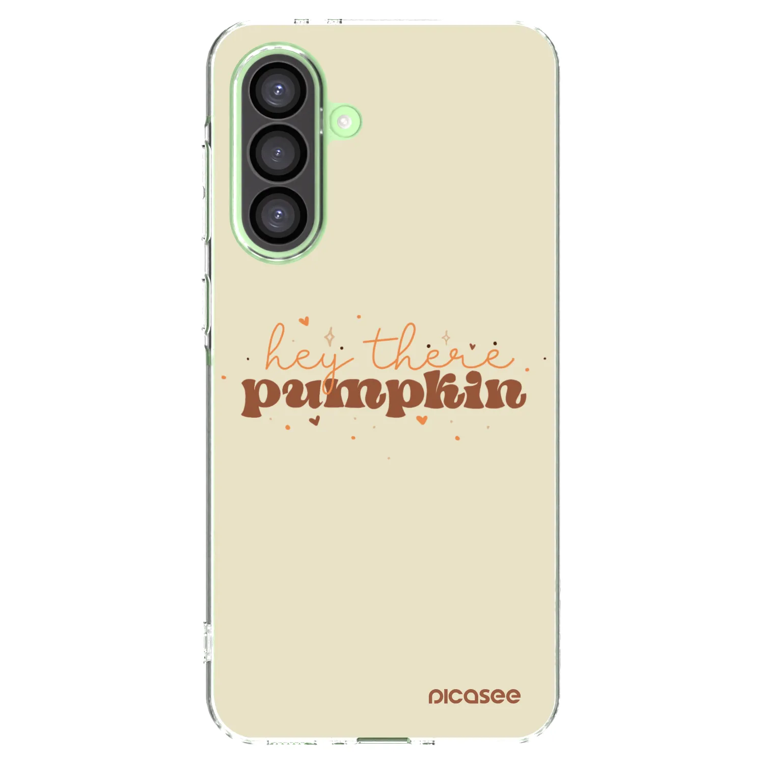 Picasee Samsung Galaxy A26 5G A266B Hülle - Transparentes Silikon - Hey there pumpkin
