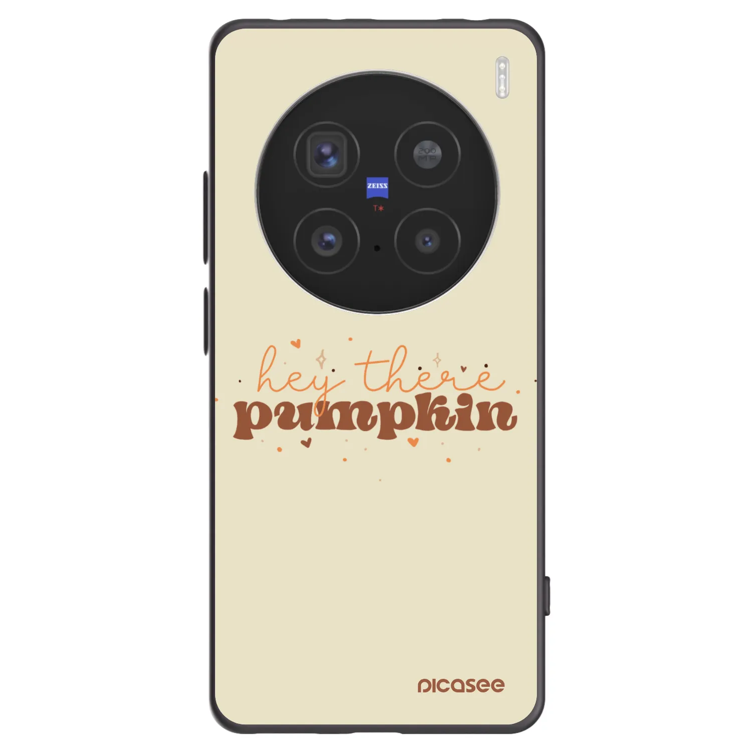 Picasee Vivo X200 Pro Hülle - Schwarzes Silikon - Hey there pumpkin