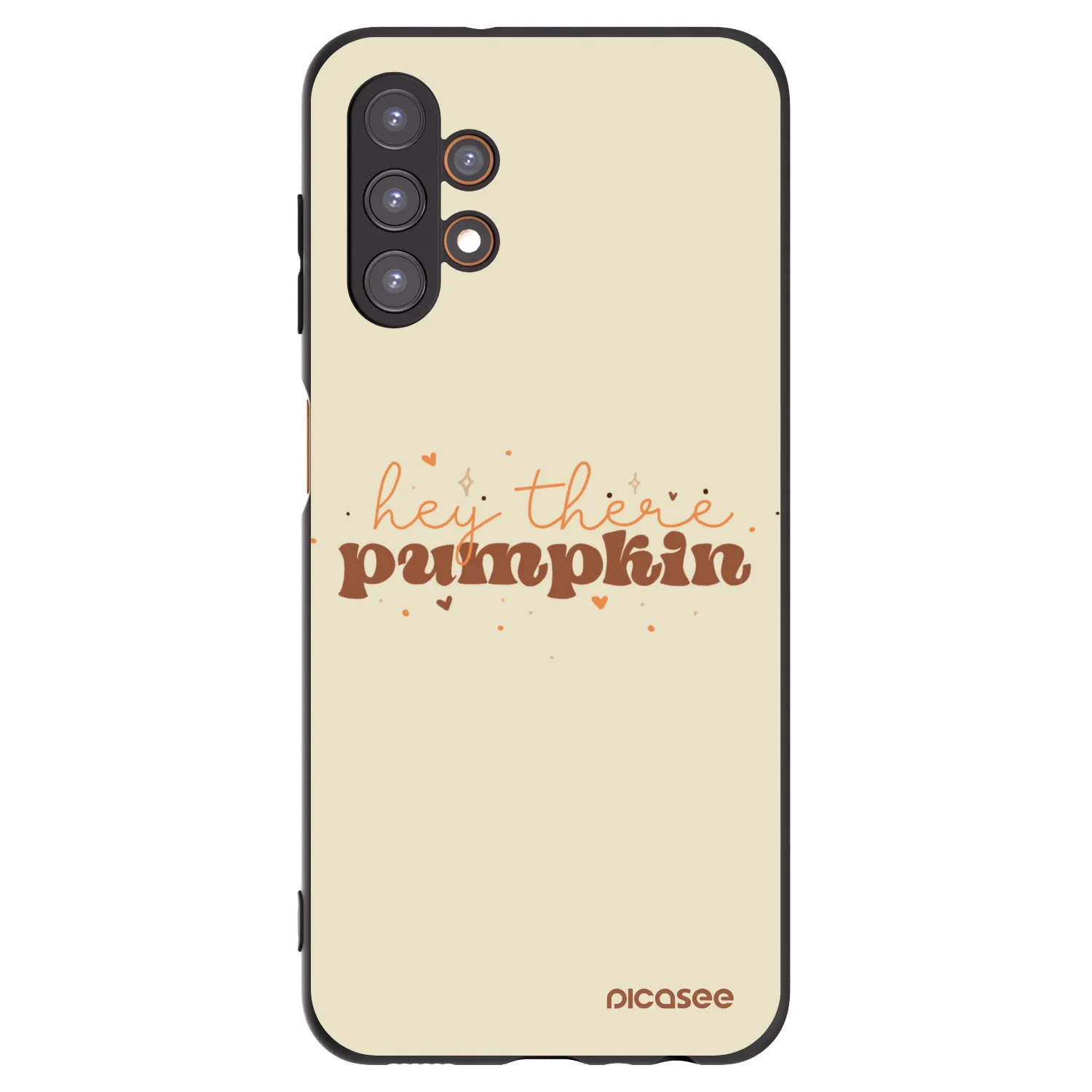 Picasee Samsung Galaxy A13 5G Hülle - Schwarzes Silikon - Hey there pumpkin
