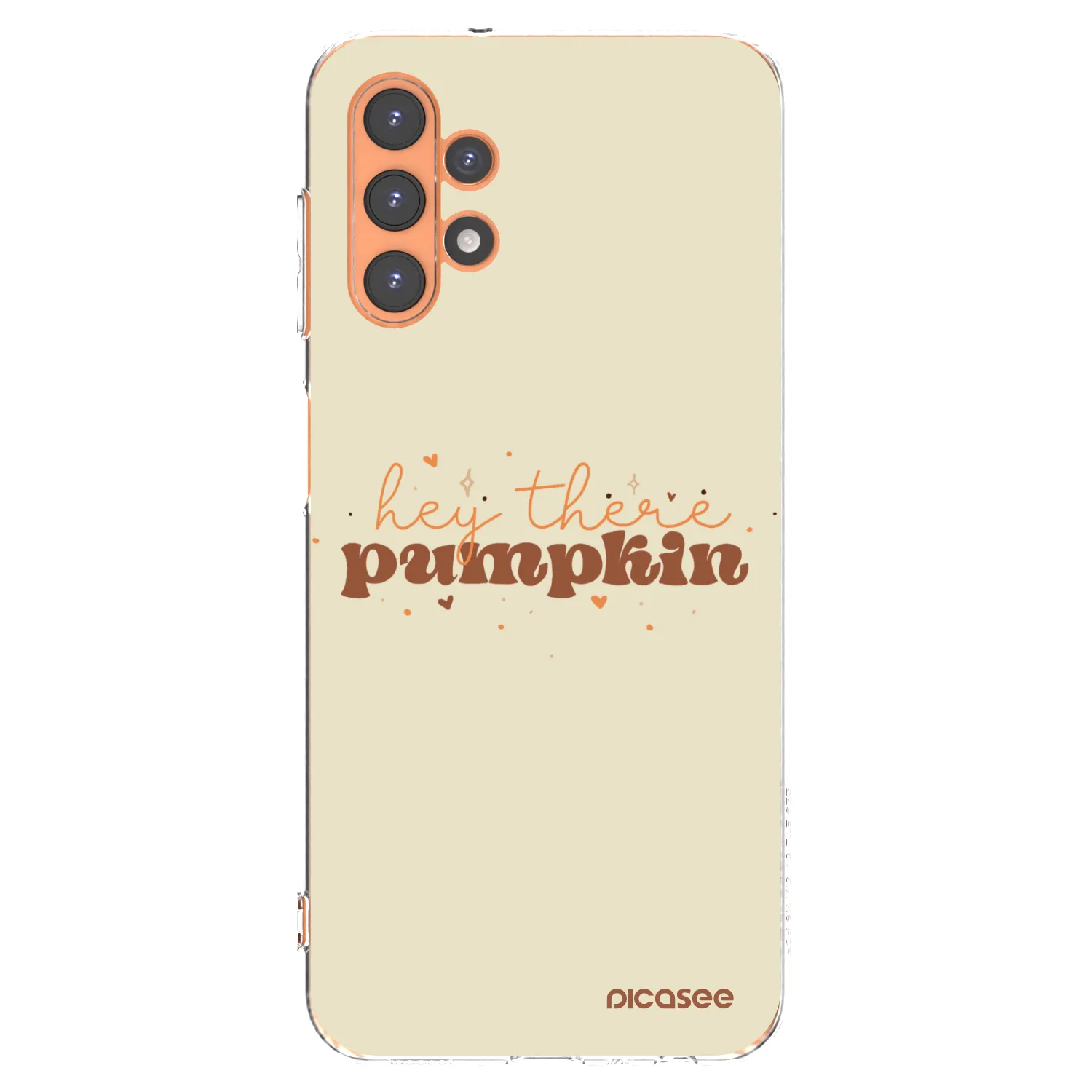 Picasee Samsung Galaxy A13 5G Hülle - Transparentes Silikon - Hey there pumpkin