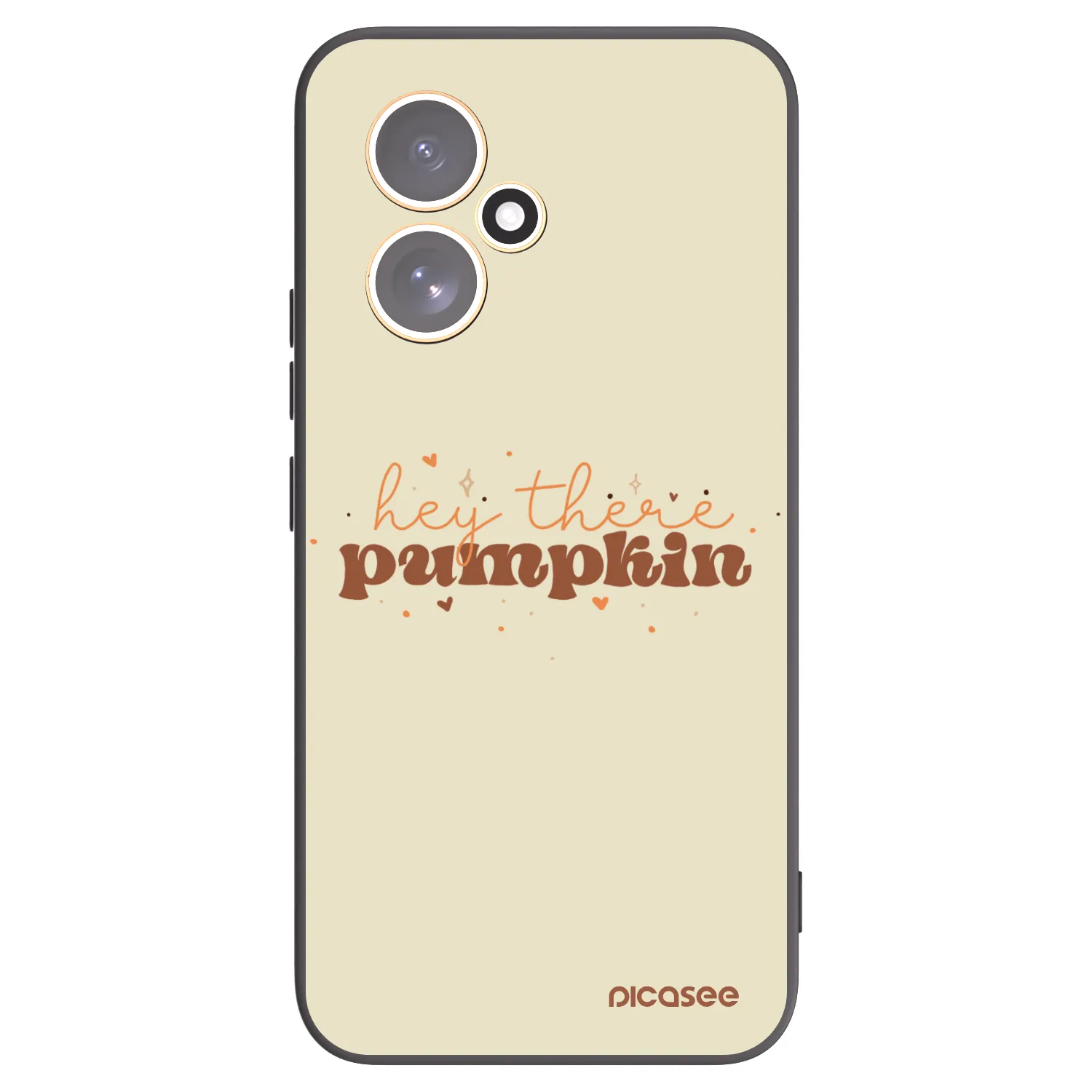 Picasee Honor 400 5G Hülle - Schwarzes Silikon - Hey there pumpkin