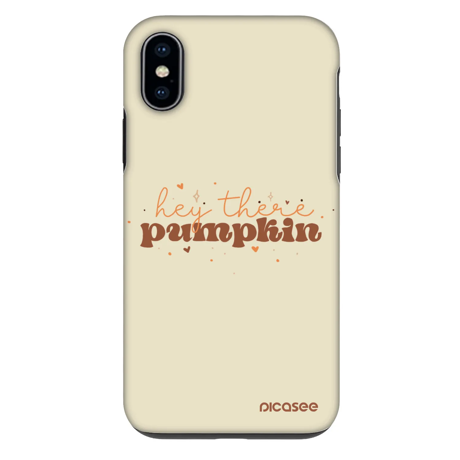 Picasee Fashion Case für Apple iPhone X/XS - Hey there pumpkin