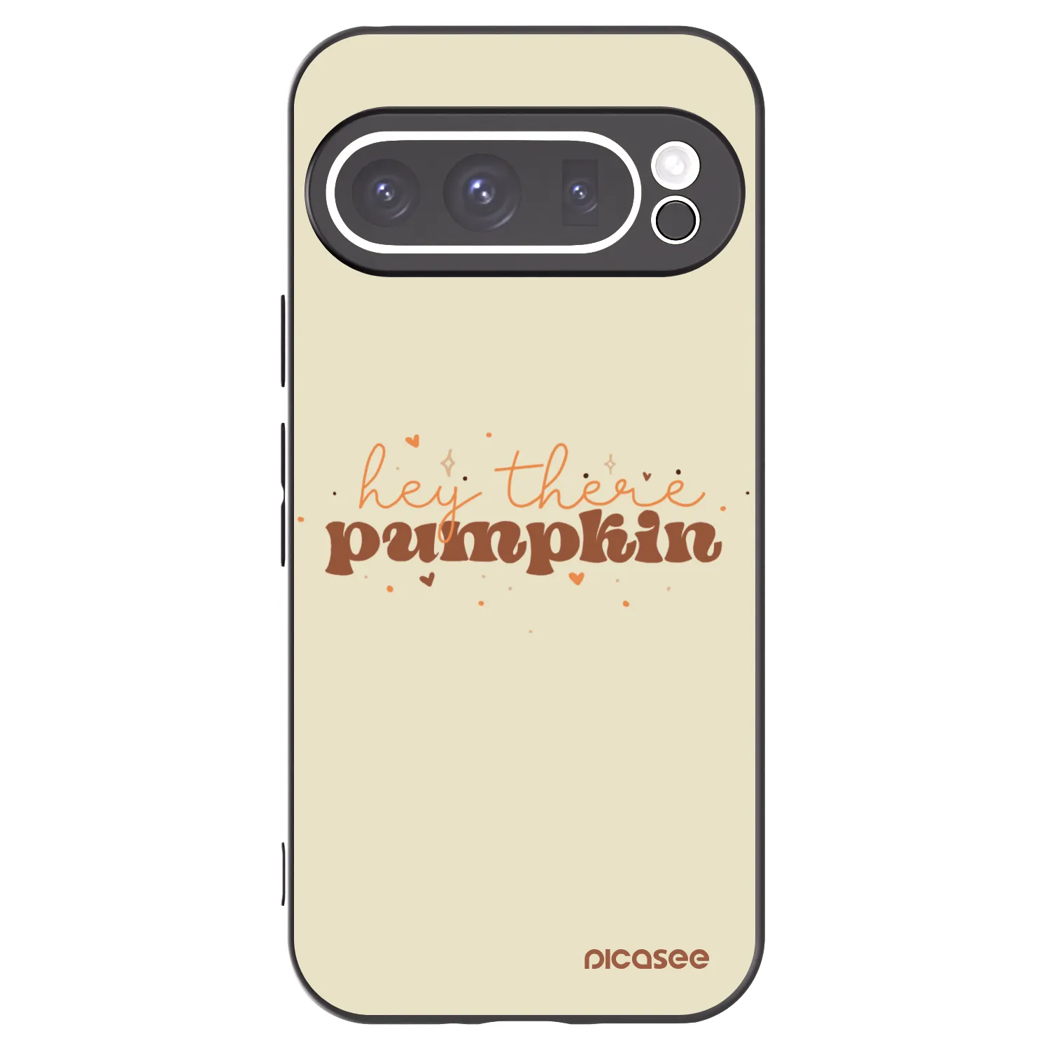 Picasee Google Pixel 9 Pro XL Hülle - Schwarzes Silikon - Hey there pumpkin