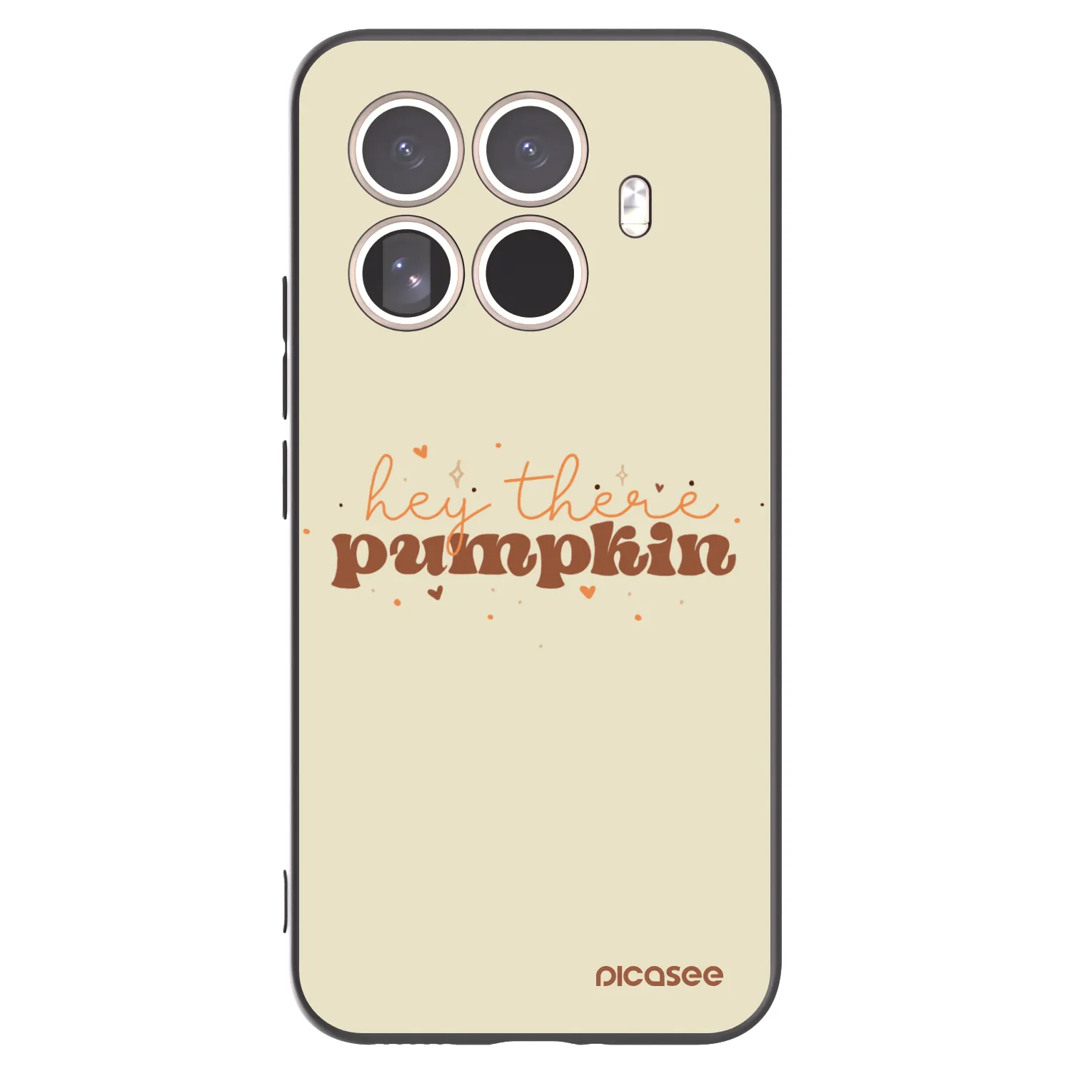 Picasee Xiaomi 15T Pro Hülle - Schwarzes Silikon - Hey there pumpkin