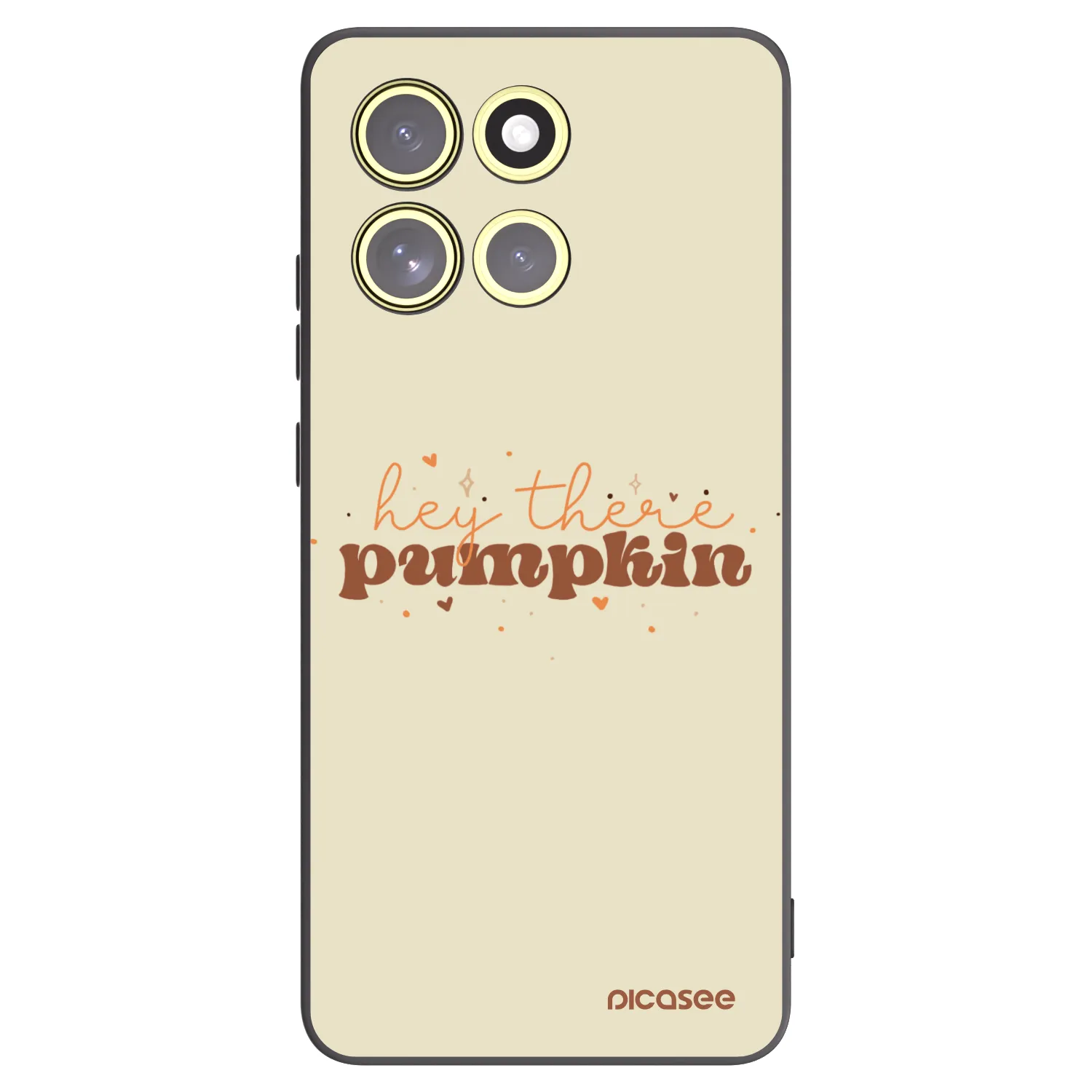 Picasee Motorola Moto G86 Power 5G Hülle - Schwarzes Silikon - Hey there pumpkin