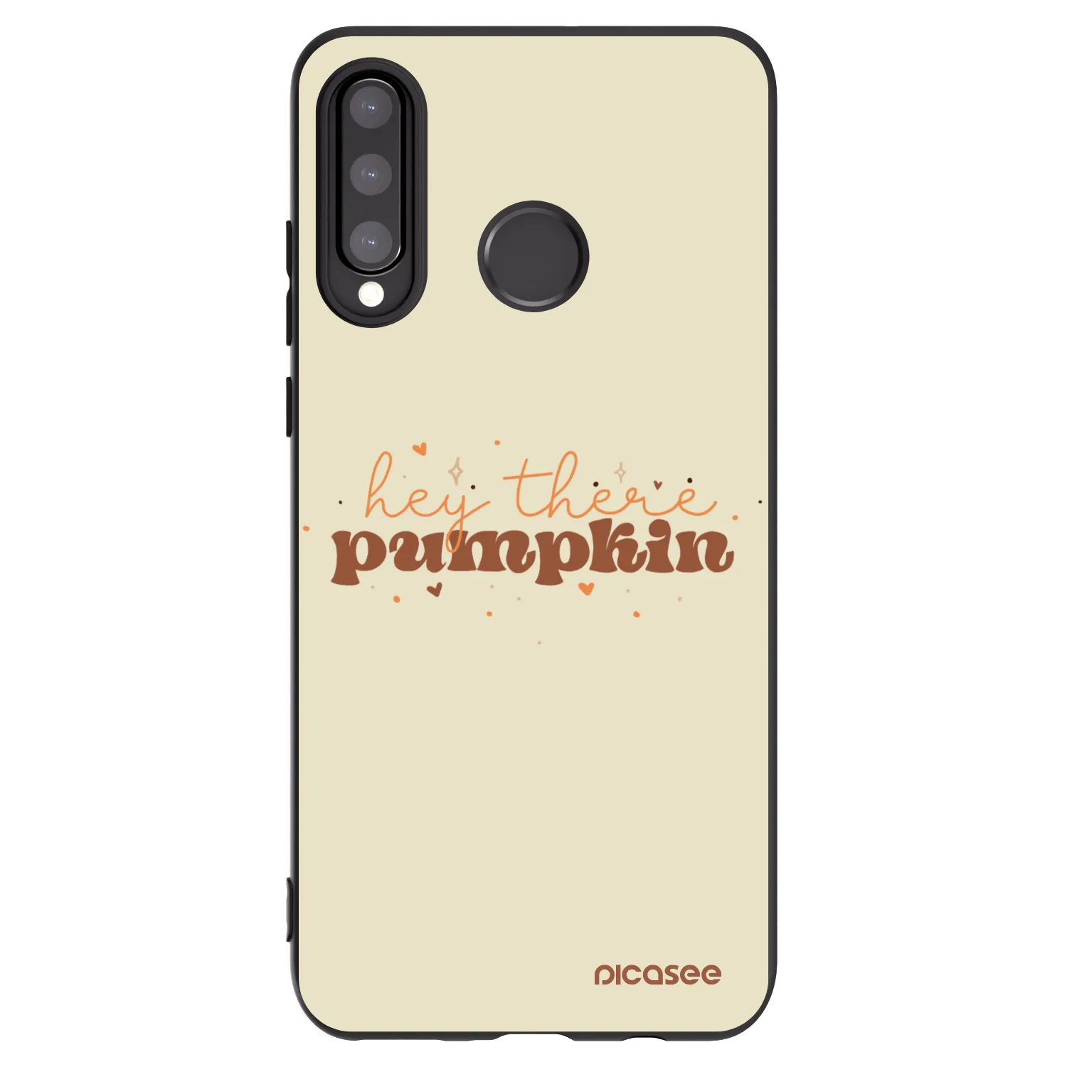 Picasee Huawei P30 Lite Hülle - Schwarzes Silikon - Hey there pumpkin