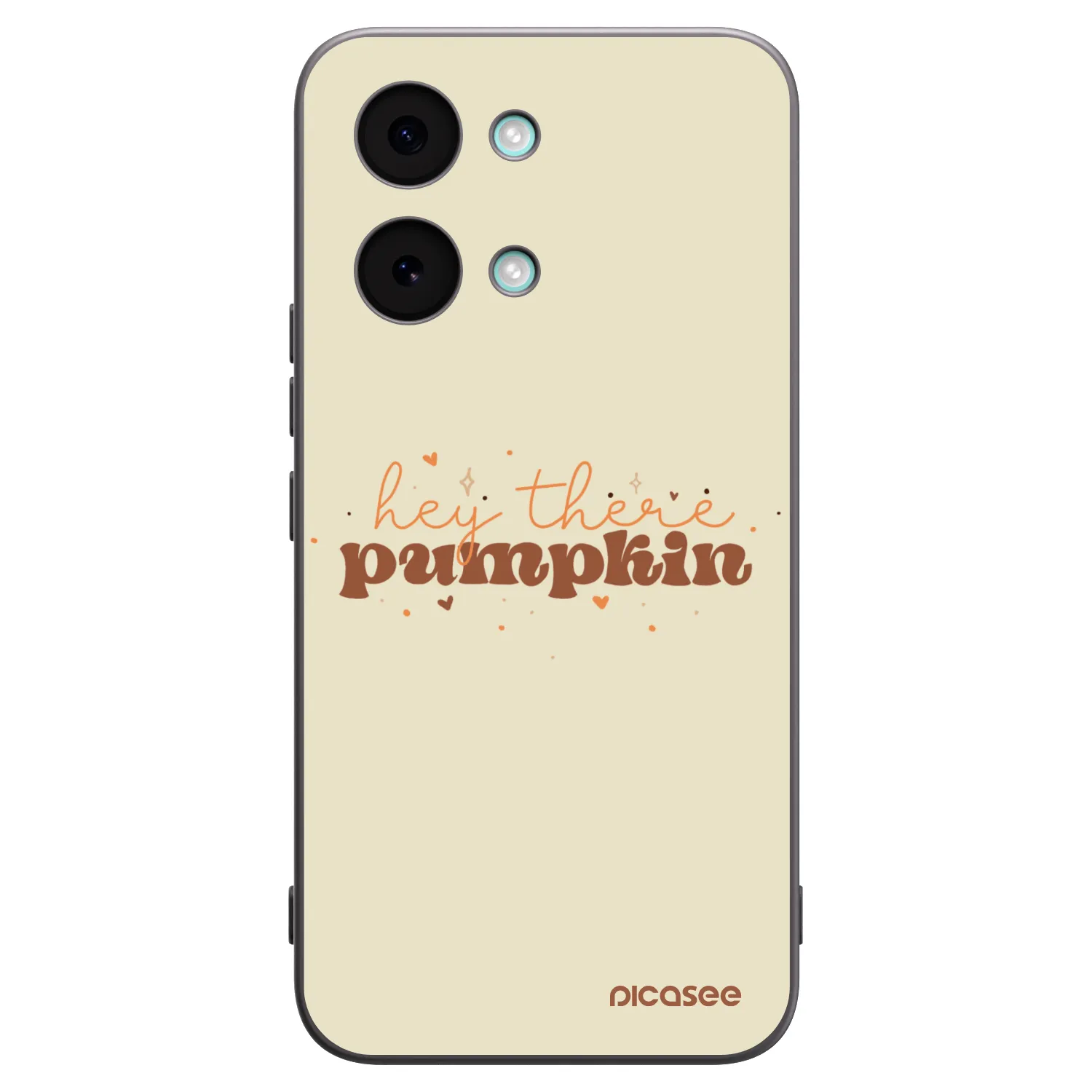 Picasee Xiaomi Poco X8 Pro Max Hülle - Schwarzes Silikon - Hey there pumpkin