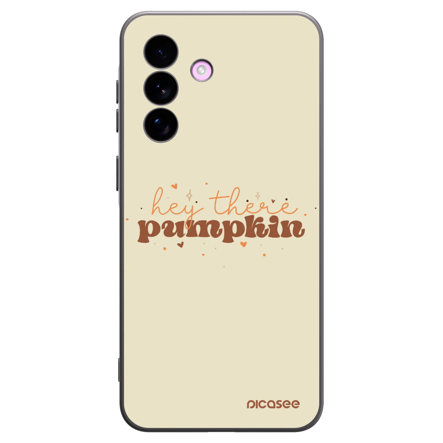 Picasee Samsung Galaxy A57 5G Hülle - Schwarzes Silikon - Hey there pumpkin