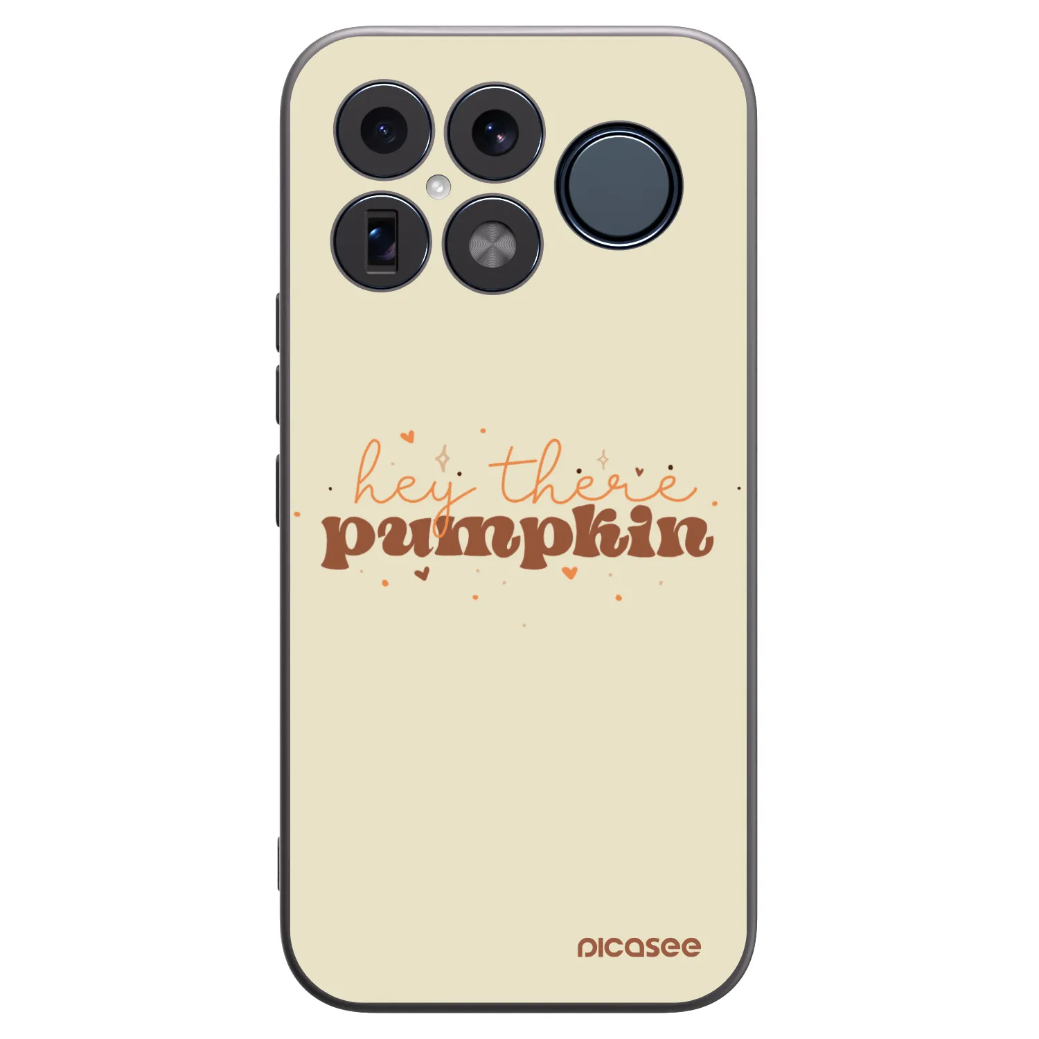 Picasee Xiaomi Poco F8 Ultra Hülle - Schwarzes Silikon - Hey there pumpkin