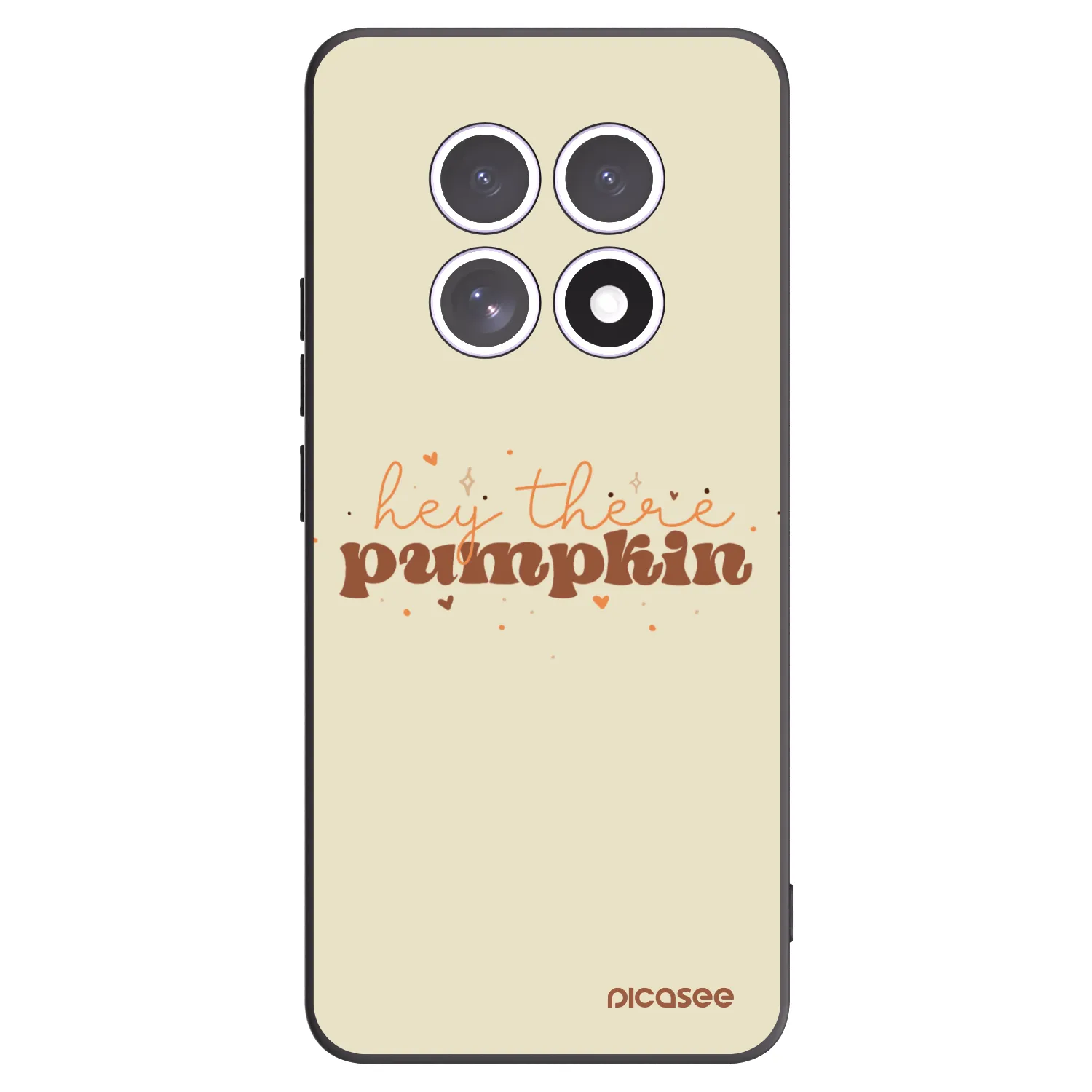 Picasee Xiaomi Redmi Note 15 5G Hülle - Schwarzes Silikon - Hey there pumpkin